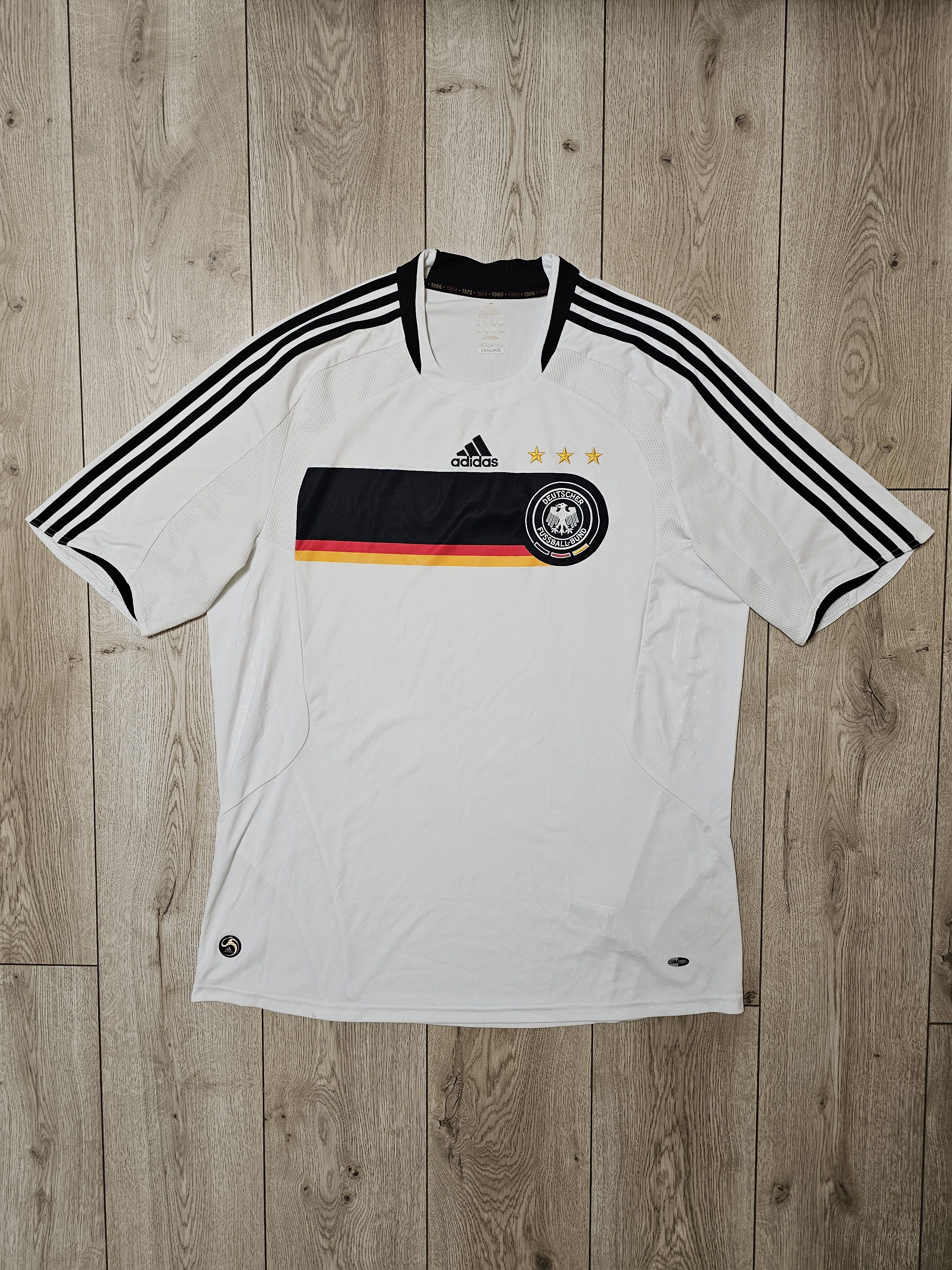 Adidas GERMANY 2008 2009 HOME FOOTBALL SHIRT SOCCER JERSEY Size US XL / EU 56 / 4 - 1 Thumbnail