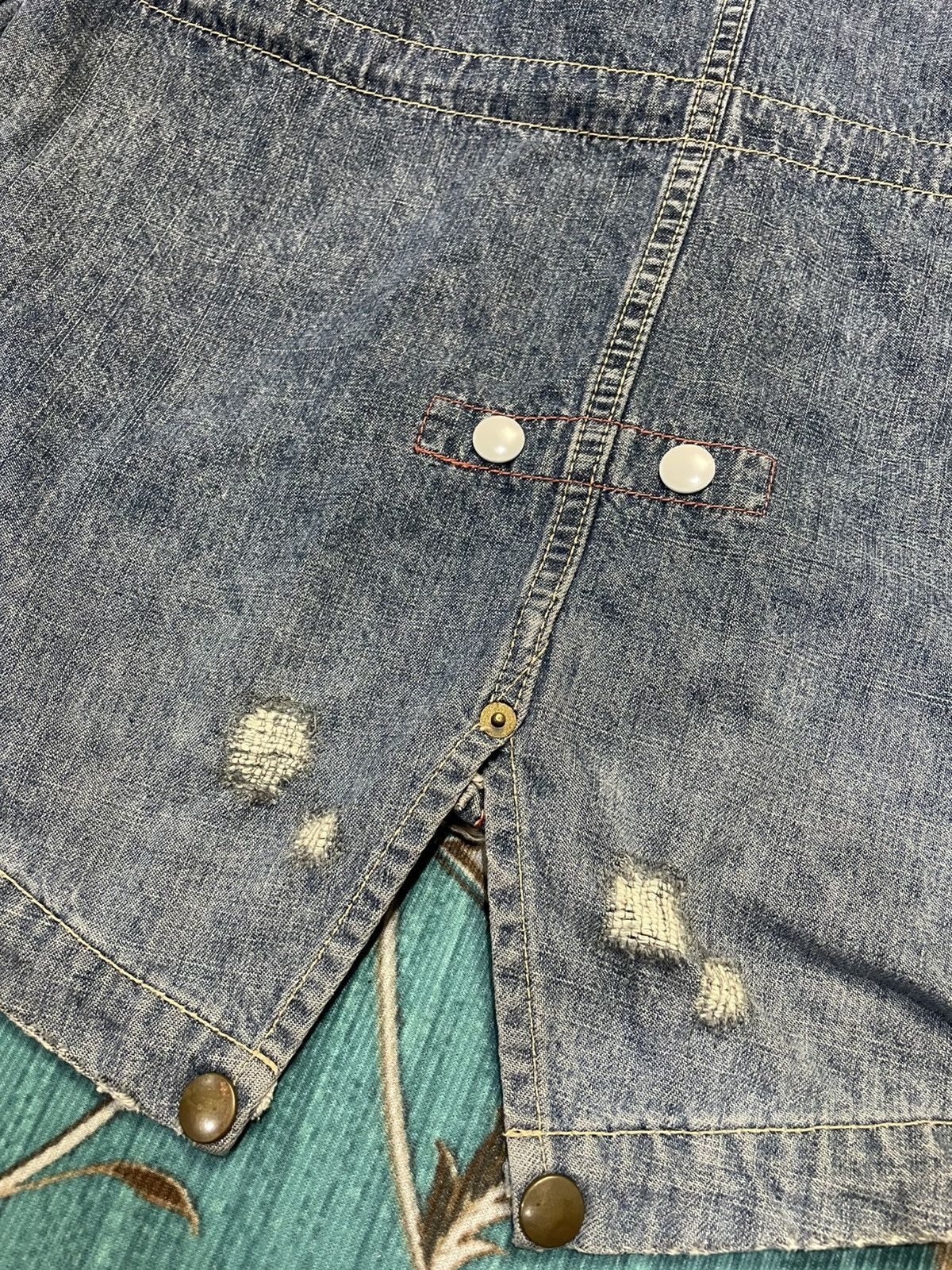 Japanese Brand Japanese Brand Denim Cube Sugar Fishtail Parka Hooded Jacket Size US M / EU 48-50 / 2 - 5 Thumbnail