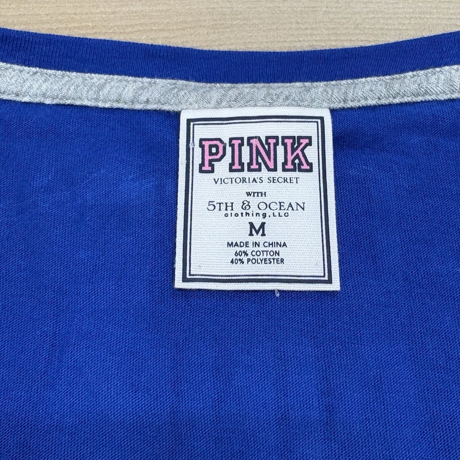 Victoria's Secret Chicago Cubs Medium Victoria’s Secret T Shirt MLB 5th Ocean Size M / US 6-8 / IT 42-44 - 3 Thumbnail