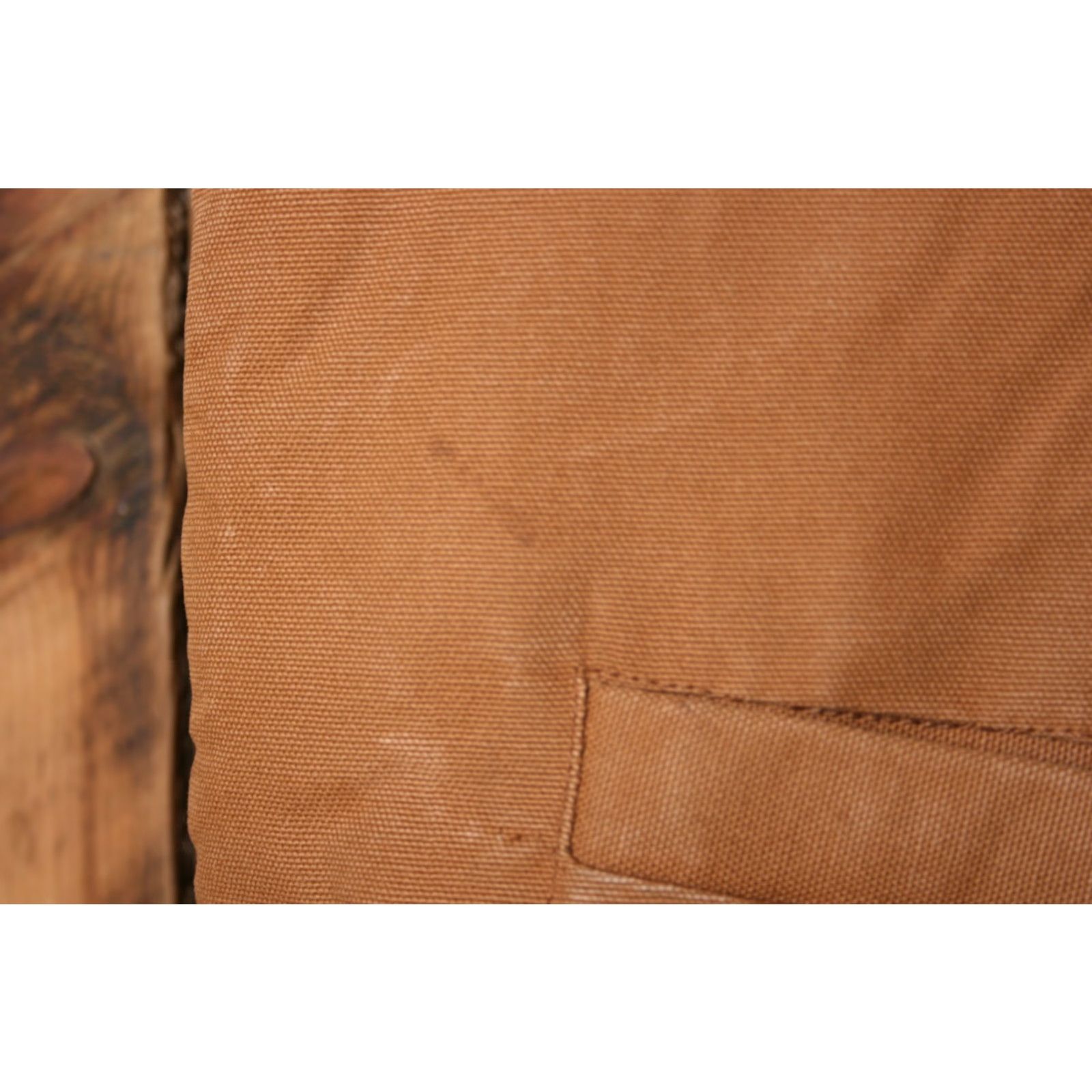 Carhartt VINTAGE Carhartt Vest 2XL Workwear Men Sz XXL Sherpa Lined Cotton Canvas Zip Brown Stains Carhartt Vest Mens Size US XXL / EU 58 / 5 - 4 Thumbnail