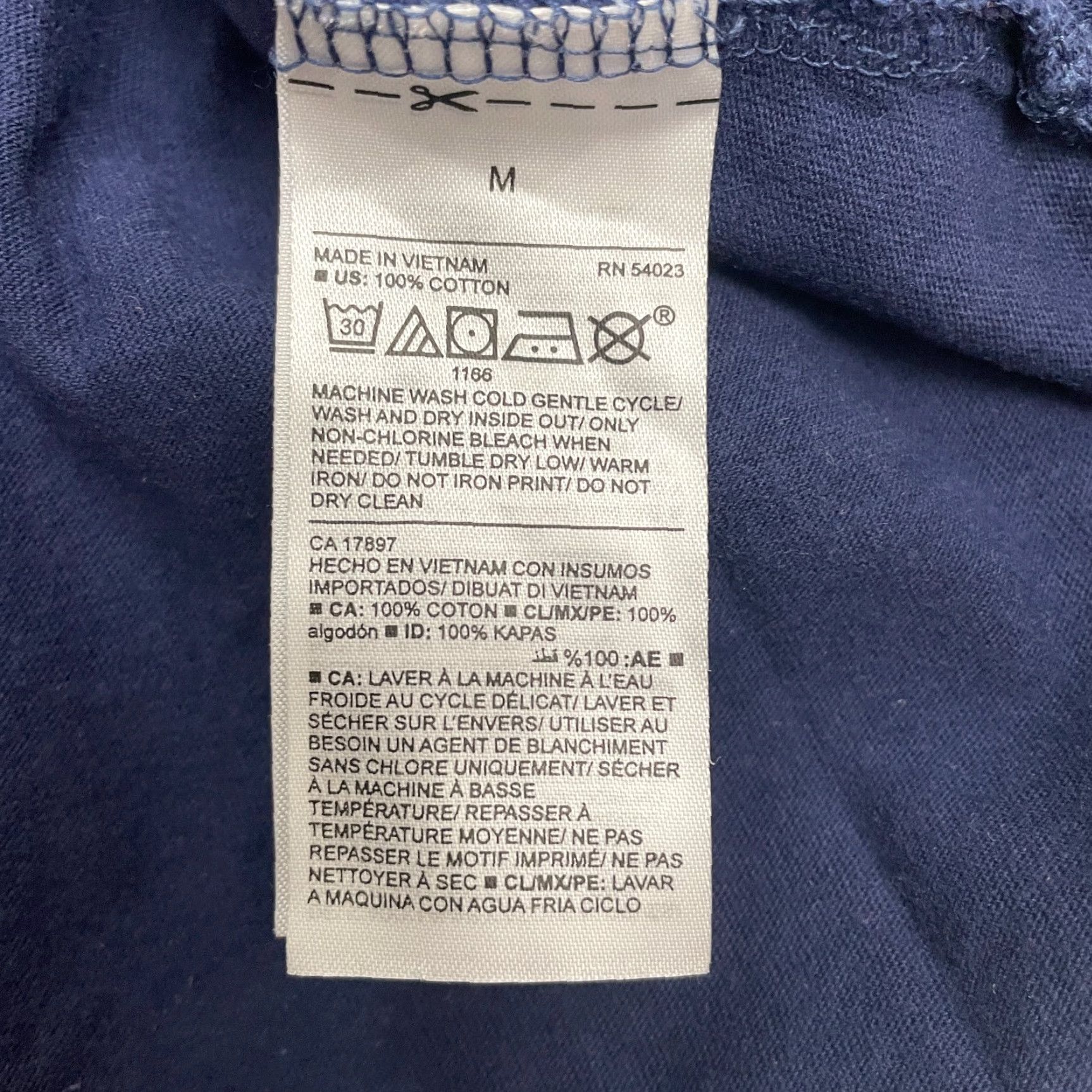Old Navy Old Navy Tank Top Womens M Navy Blue 100% Cotton Casual Sleeveless Strappy Sleeve Basic Regular Fit Size M / US 6-8 / IT 42-44 - 5 Thumbnail