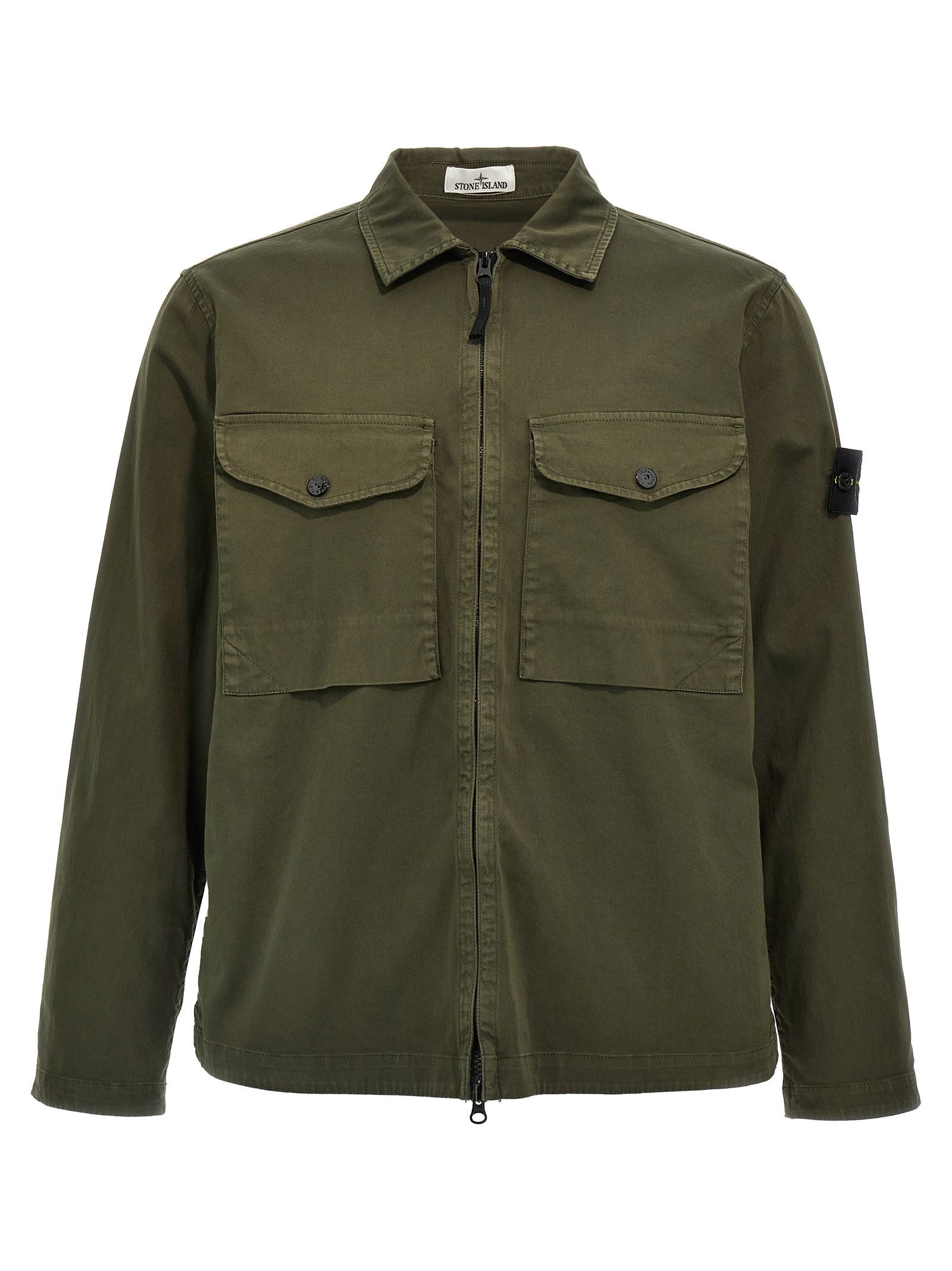 Stone Island Zip Overshirt | Grailed