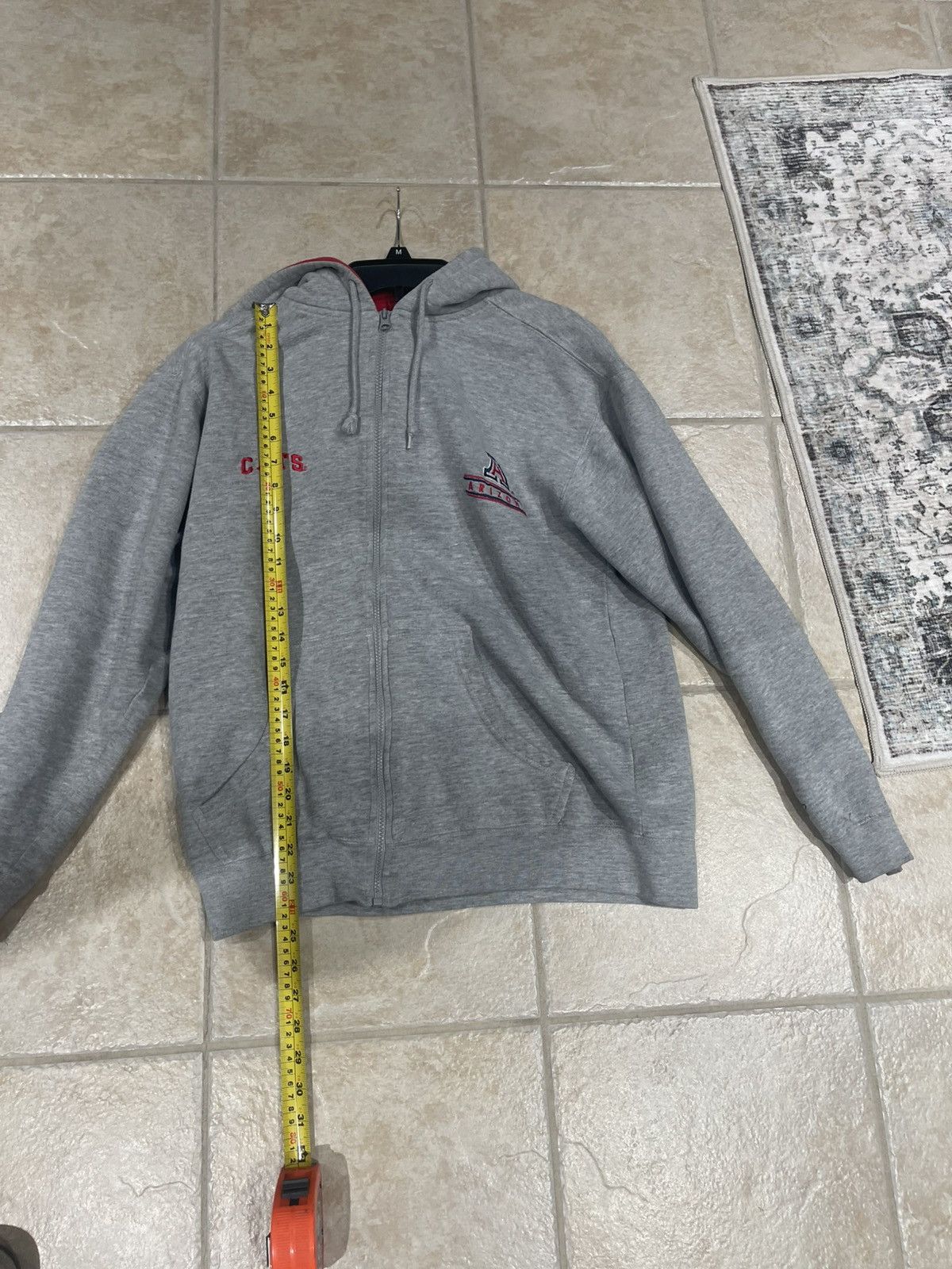 Starter Vintage Starter Arizona Wildcats Full Zip Hoodie Jacket Grey Size US M / EU 48-50 / 2 - 7 Thumbnail