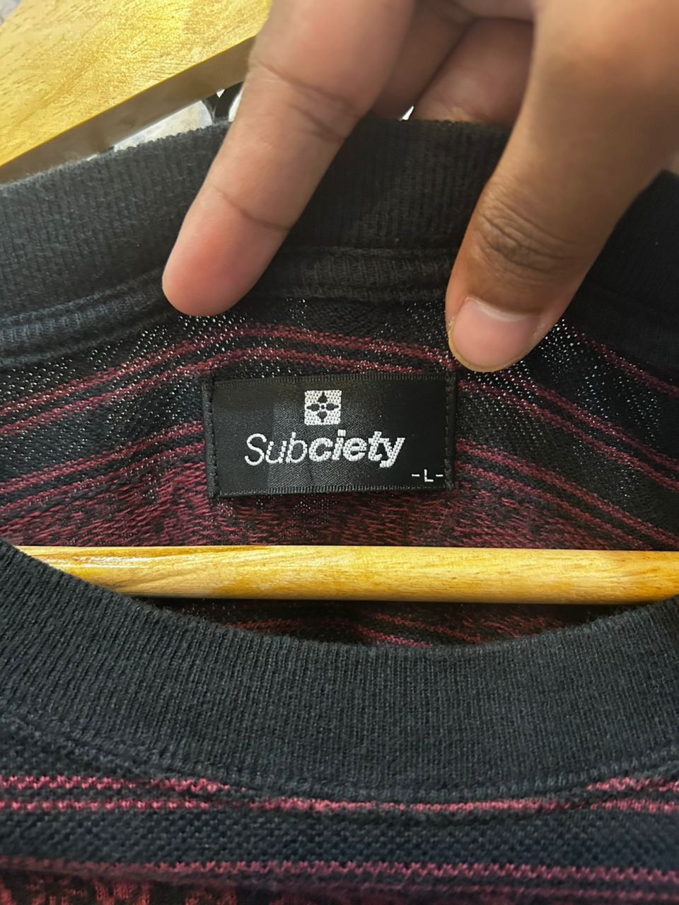 Japanese Brand subciety tom tom paisley design stripe japanese brand Size US M / EU 48-50 / 2 - 5 Thumbnail