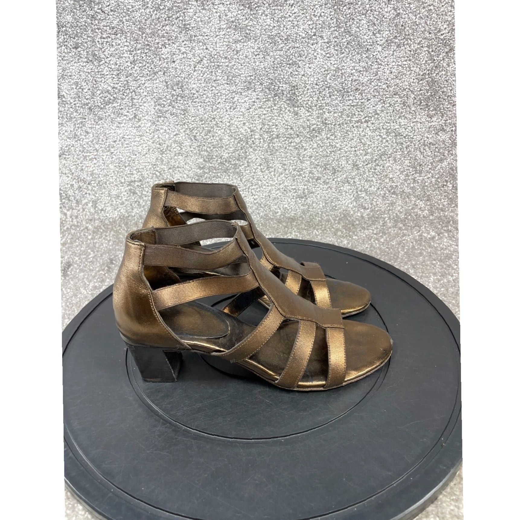 Vintage Rangoni Sandals Womens Size 7 Extra Large XL Brown Leather Size US 7 / IT 37 - 5 Thumbnail