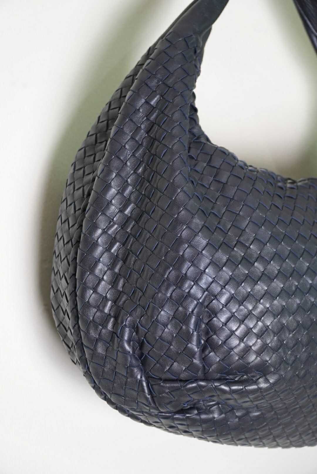 Bottega Veneta Bottega Veneta Belly Hobo Bag Intrecciato Black Leather Size ONE SIZE - 4 Thumbnail