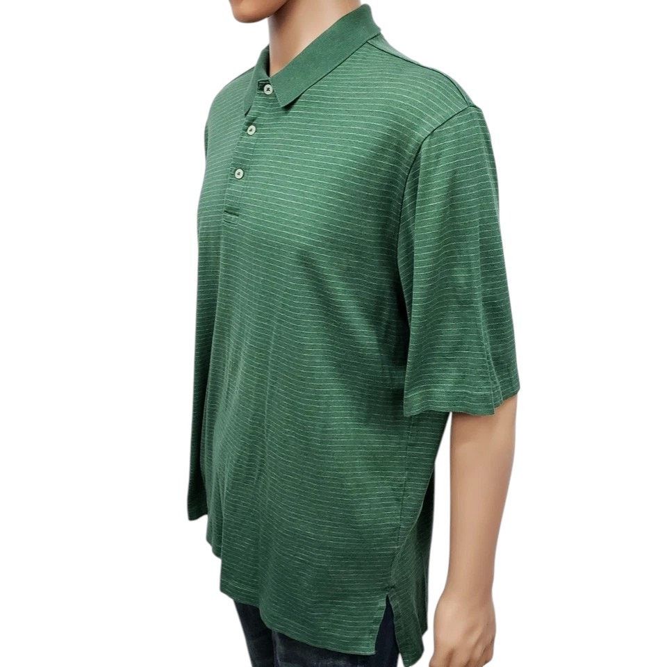 Polo Ralph Lauren Polo Golf Ralph Lauren Pima Cotton Polo Shirt Men L Striped Size US L / EU 52-54 / 3 - 6 Thumbnail