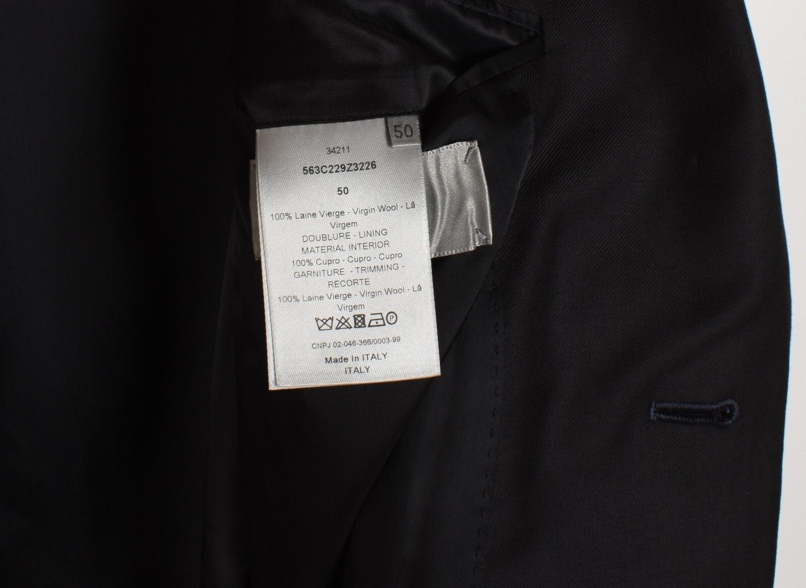Dior Dior Homme Men Jacket Blazer Size IT50/M, S1422 Size US M / EU 48-50 / 2 - 7 Thumbnail