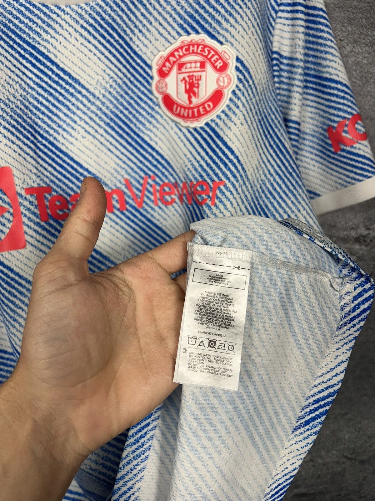 Adidas Adidas Manchester United 21/22 Away Football Jersey T-shirt Size US XL / EU 56 / 4 - 8 Thumbnail