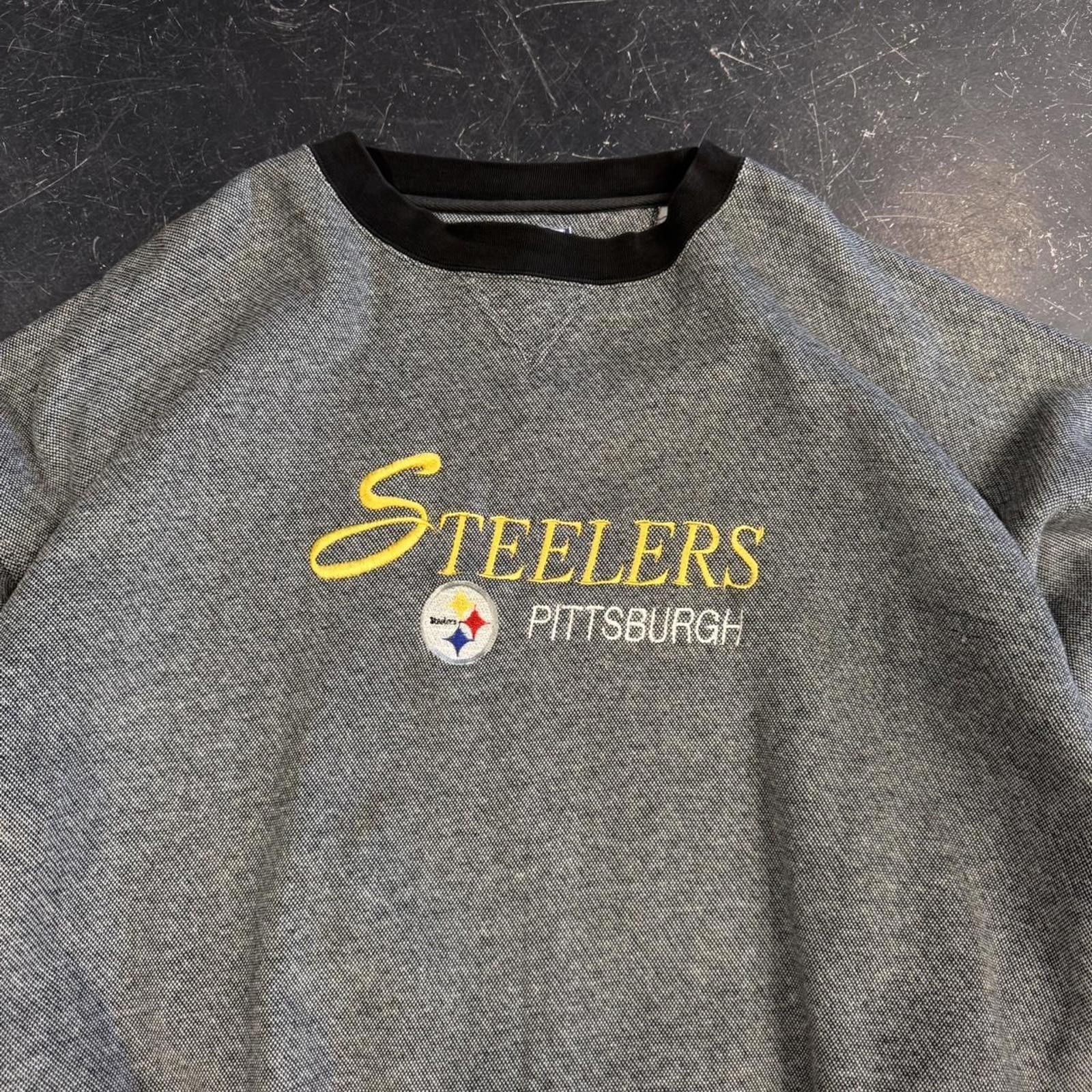 NFL × Vintage Vintage Pittsburgh Steelers NFL Crewneck Size US XXL / EU 58 / 5 - 3 Thumbnail