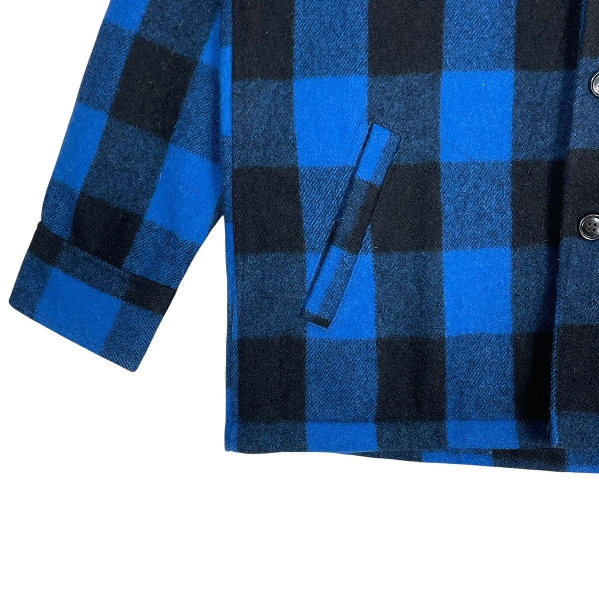 Other Vintage 90s Swanndri Wool Tartan Jacket - Blue Button Up Size US M / EU 48-50 / 2 - 2 Thumbnail