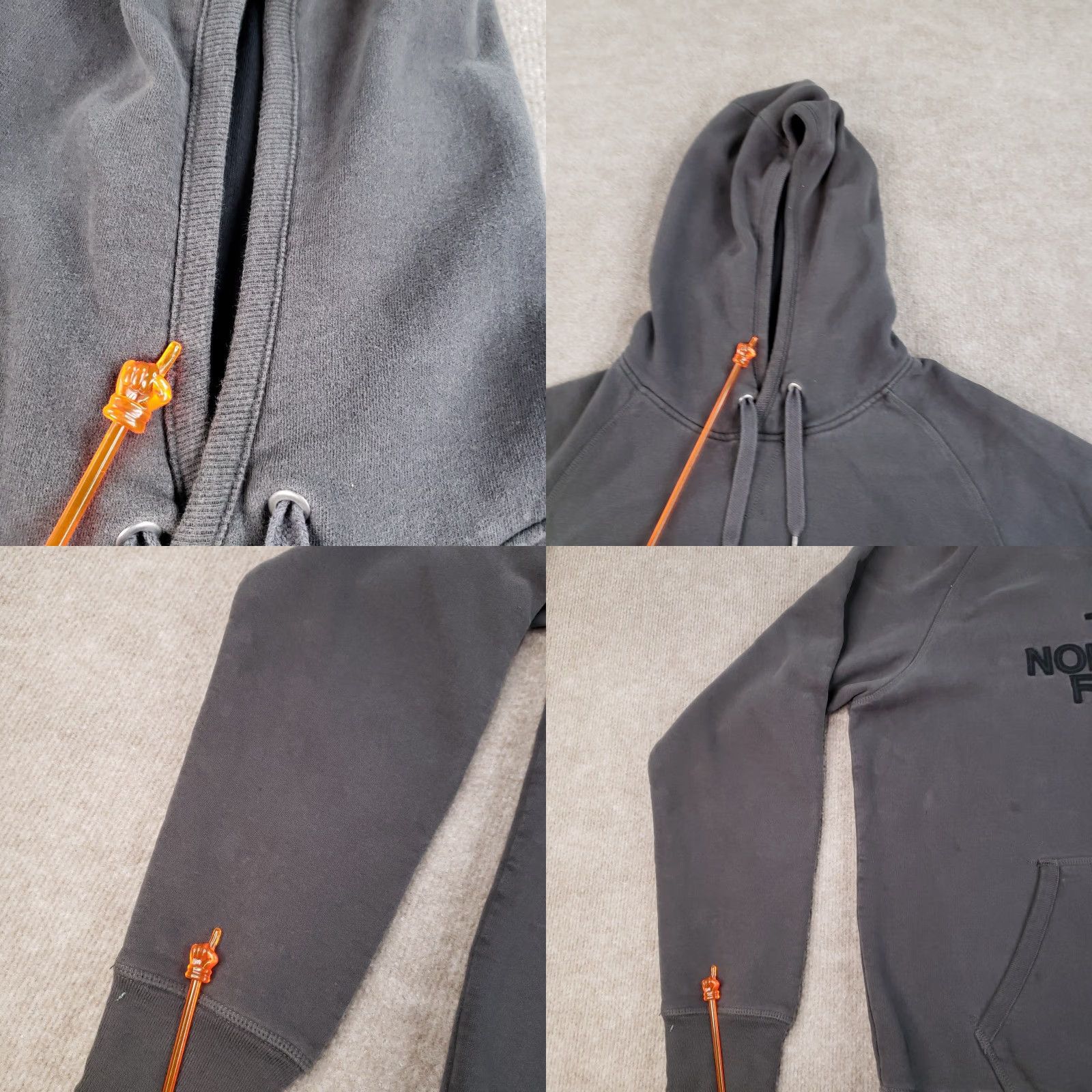 The North Face North Face Hoodie Mens Large Gray Pullover Logo Outdoor Fleece Sweatshirt Size US L / EU 52-54 / 3 - 10 Thumbnail