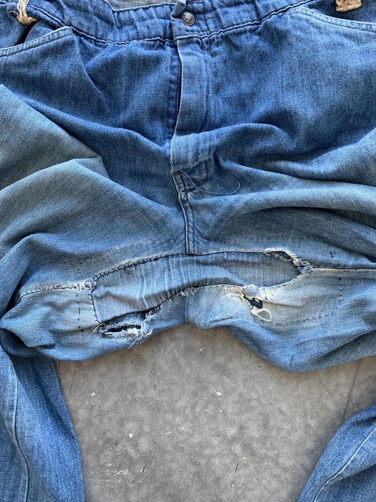 Vintage Crazy Vintage 70s Flared Jeans Hippie Style Size US 30 / EU 46 - 7 Thumbnail