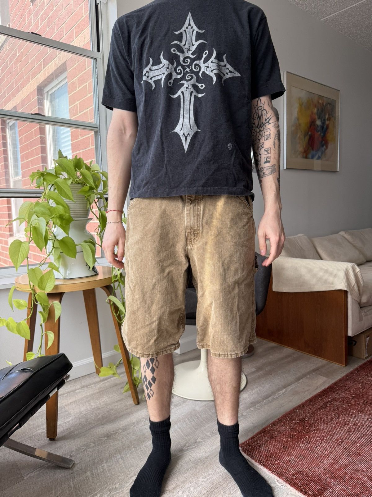 Lee Lee dungarees shorts Size US 33 - 1 Thumbnail
