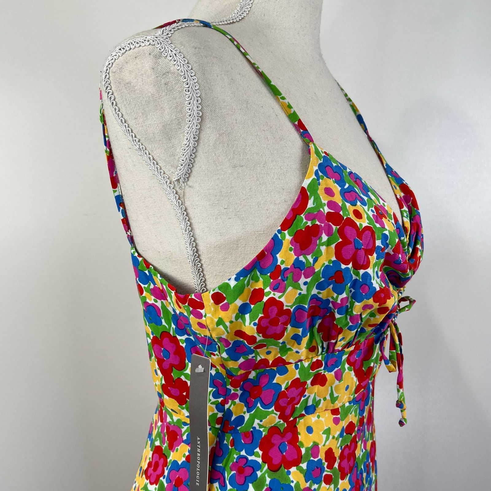 Anthropologie Anthropologie Faithfull the Brand Floral Pop Midi Dress Size M / US 6-8 / IT 42-44 - 5 Thumbnail