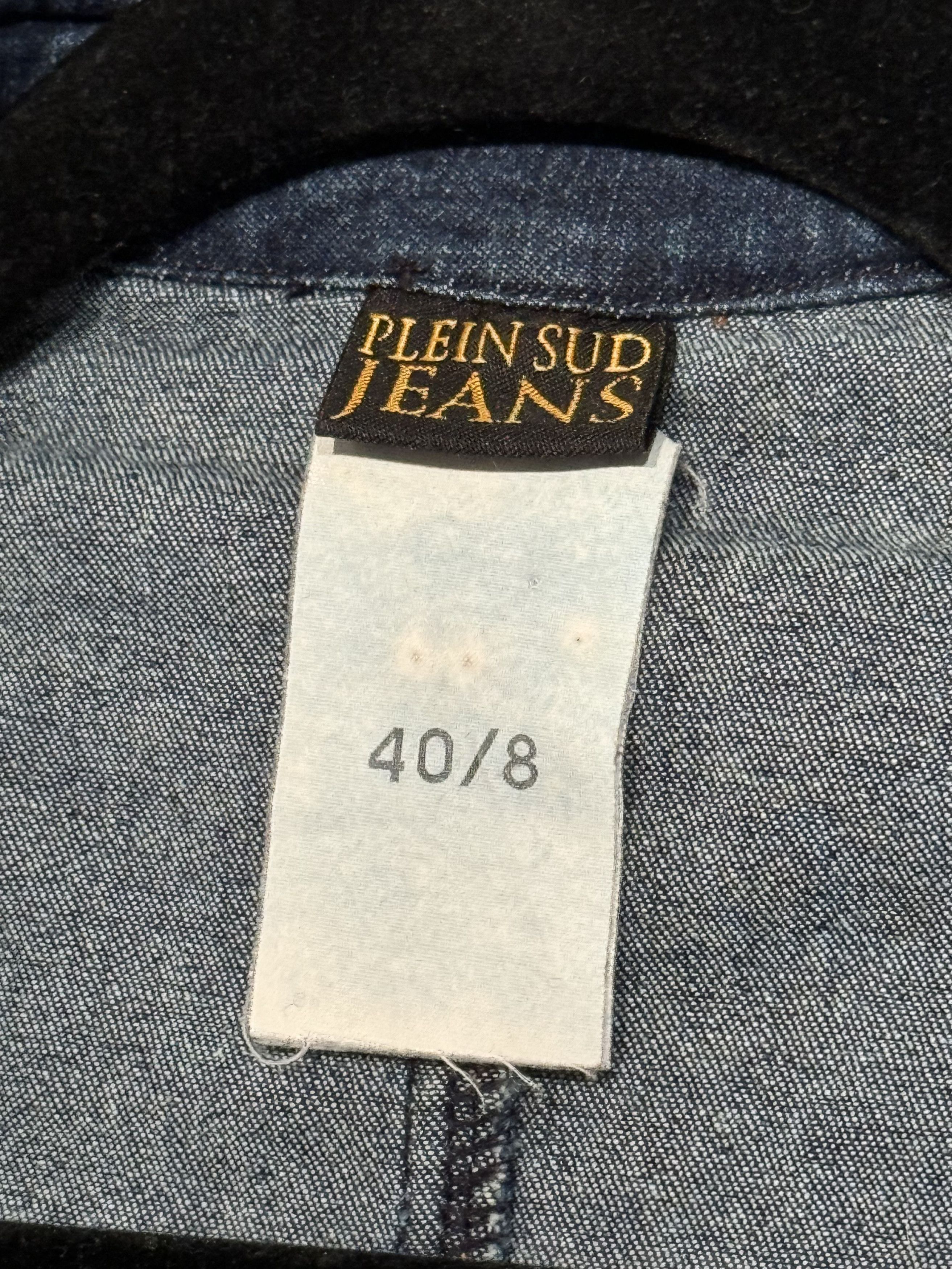 plein sud Plein Sud Denim/Jean Jacket Size S / US 4 / IT 40 - 7 Thumbnail