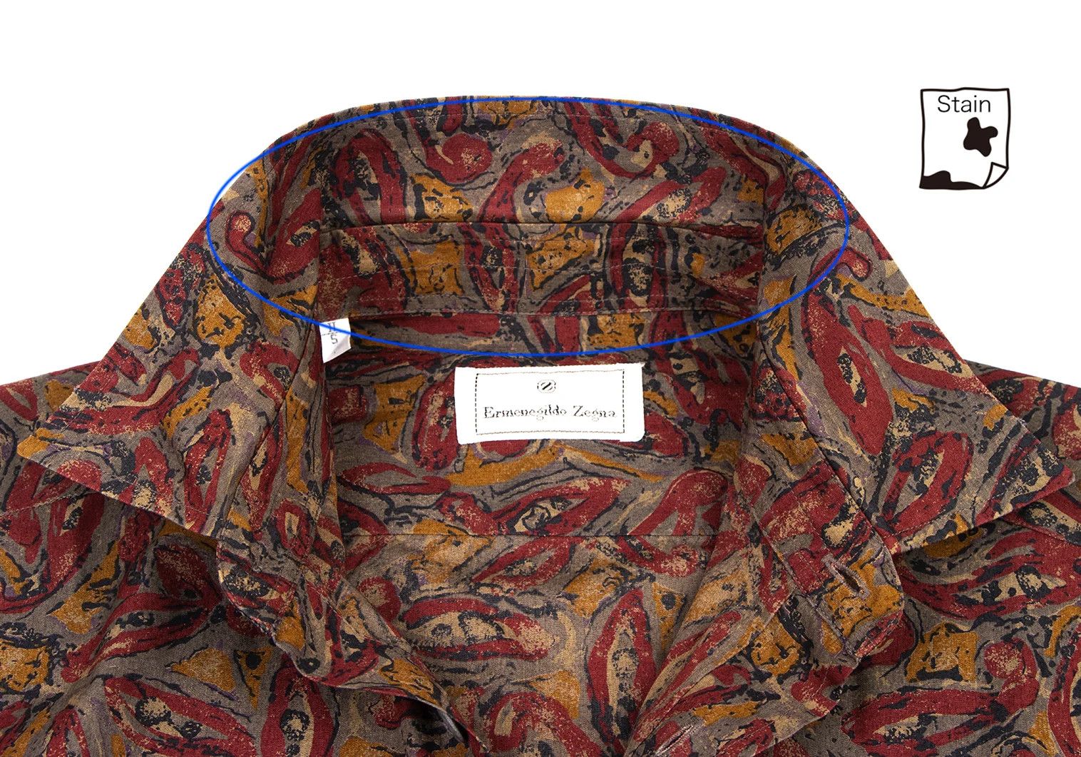 Dries Van Noten Cotton Graphic Print Shirt in Red, Gray, and Brown Size US M / EU 48-50 / 2 - 4 Thumbnail