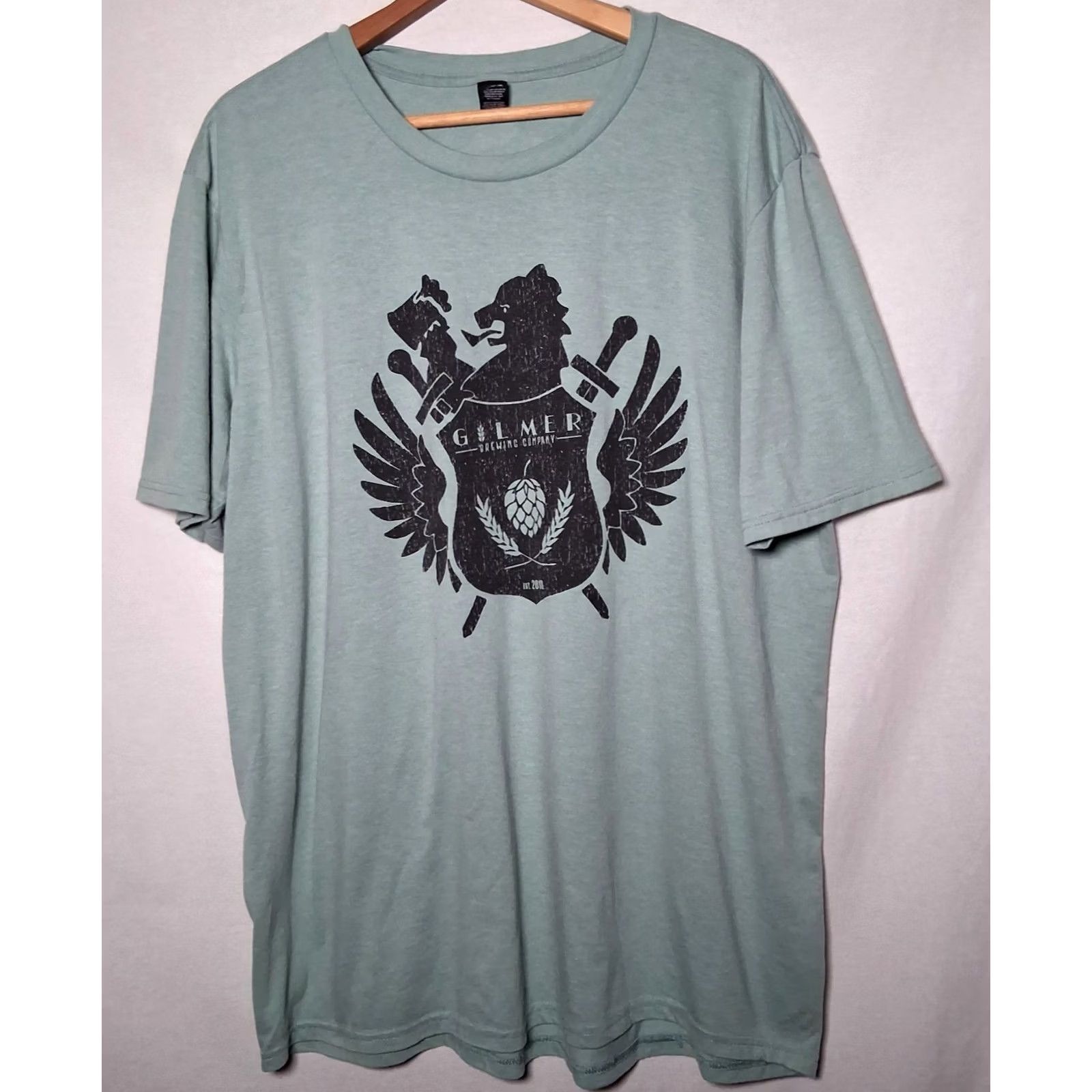 Vintage VINTAGE Gilmer Brewing Company Shirt Men 2XL Green Texas Craft Beer Brewery Hops Barley T-Shirt Crew Neck Short Sleeve graphic District Regular Mens Size US XXL / EU 58 / 5 - 3 Thumbnail
