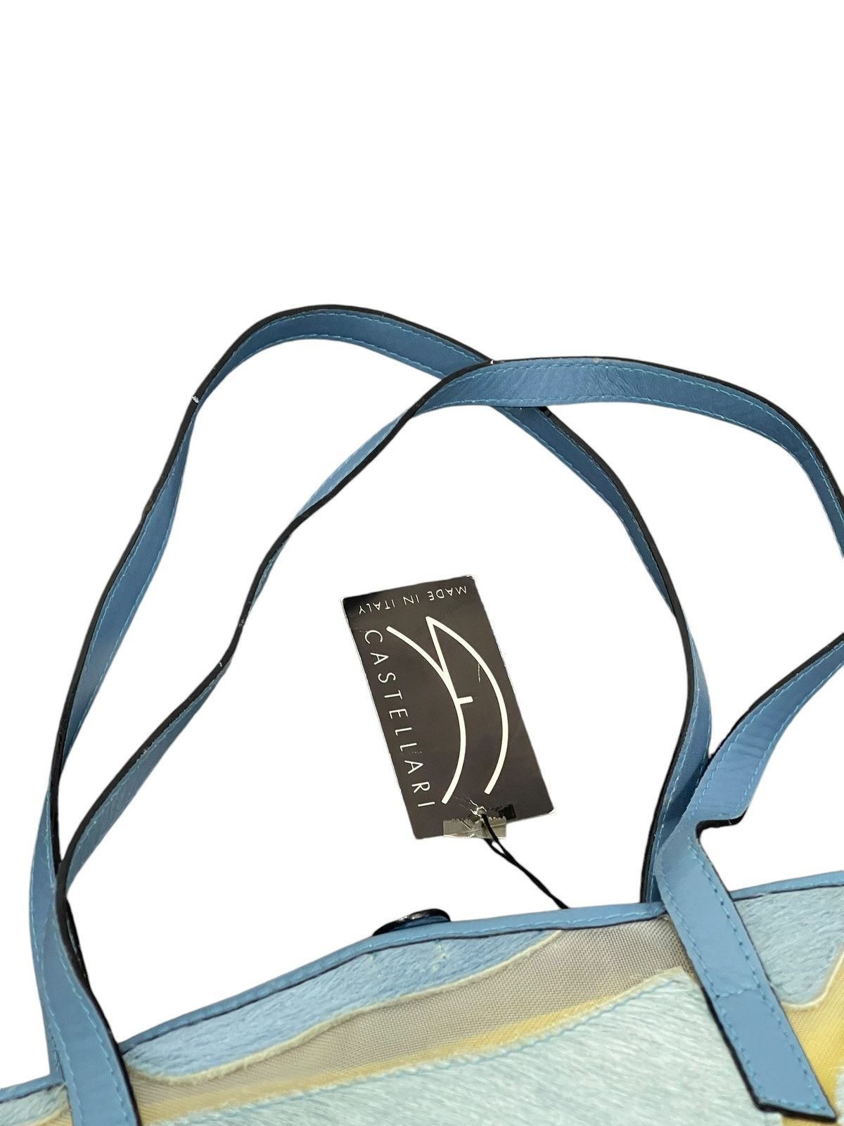 Other NWT Leather Mesh Castellari Italy Tote Shoulder Bag 1🟩0 Size ONE SIZE - 12 Thumbnail