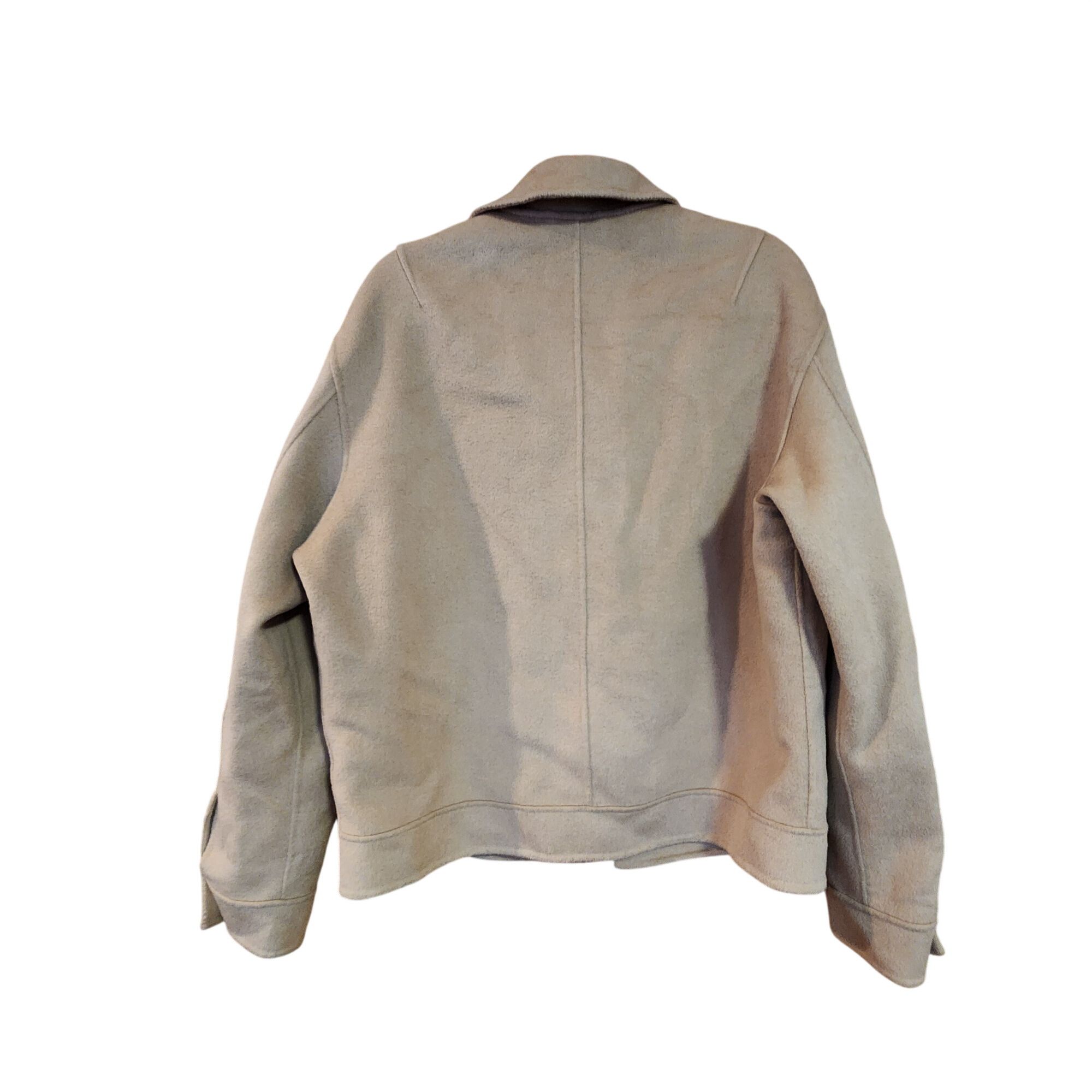 Zara Zara Origins Double-Faced Wool Jacket - beige/camel Mens L Size US L / EU 52-54 / 3 - 2 Thumbnail