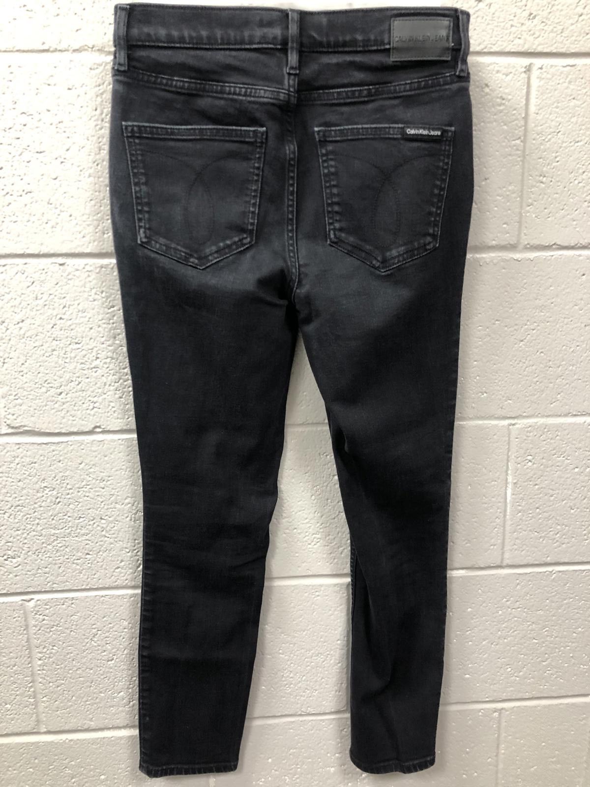 Designer Calvin Klein Jeans Women's Black Skinny Fit Denim Size 28" / US 6 / IT 42 - 5 Thumbnail