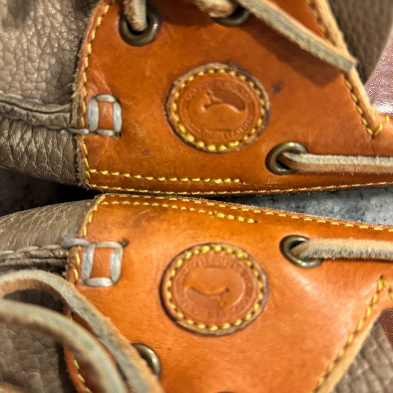 Dooney & Bourke Vintage DOONEY & BOURKE Leather Boat Shoes, Size 8 Size US 8 / IT 38 - 13 Thumbnail