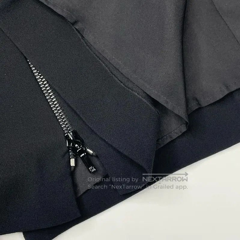 Chanel Chanel Black Cotton Women's Skirt . Size 23" - 2 Thumbnail