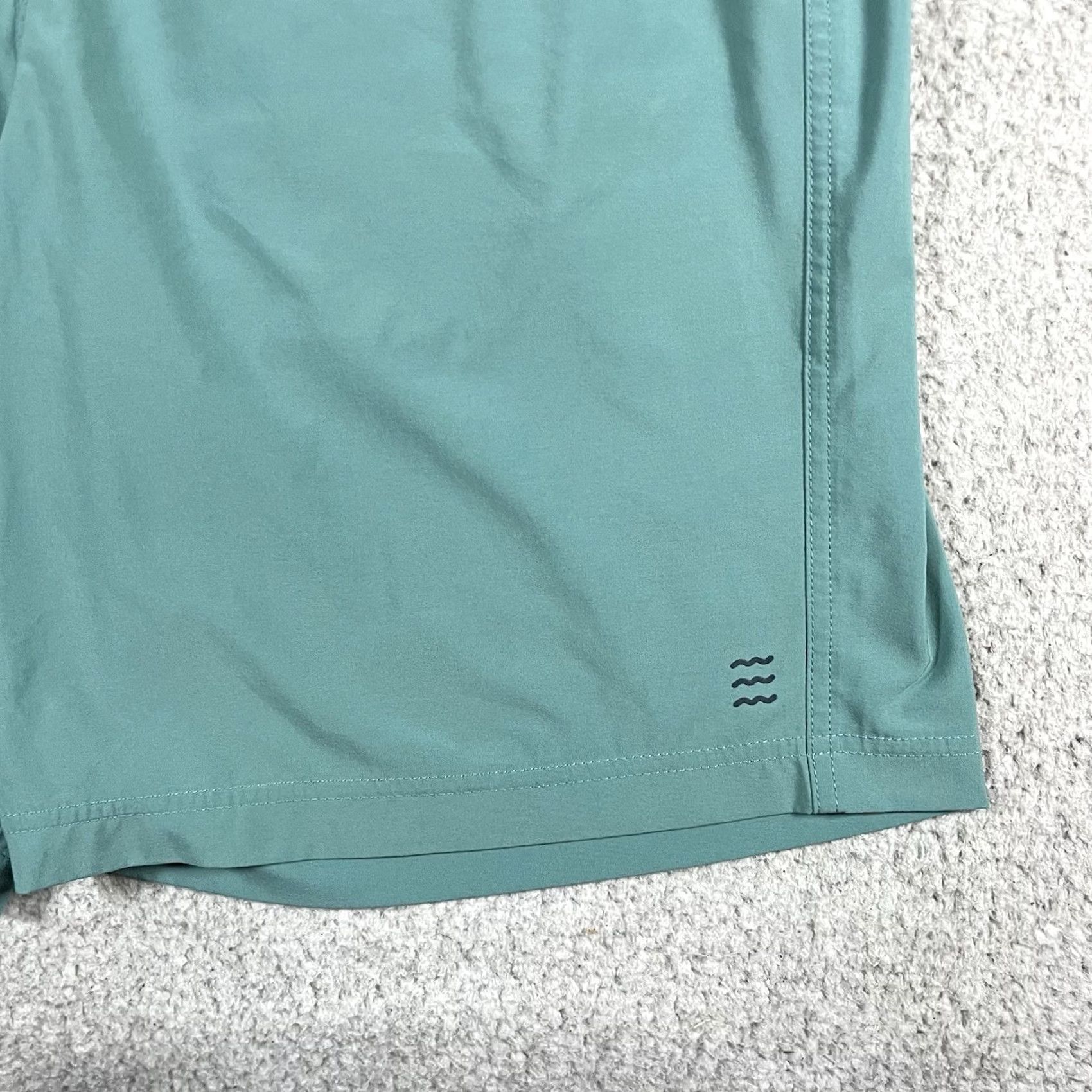 Vintage Free Fly Shorts Mens L Blue Lightweight Athletic Drawstring Training Performance Size US 33 - 7 Thumbnail