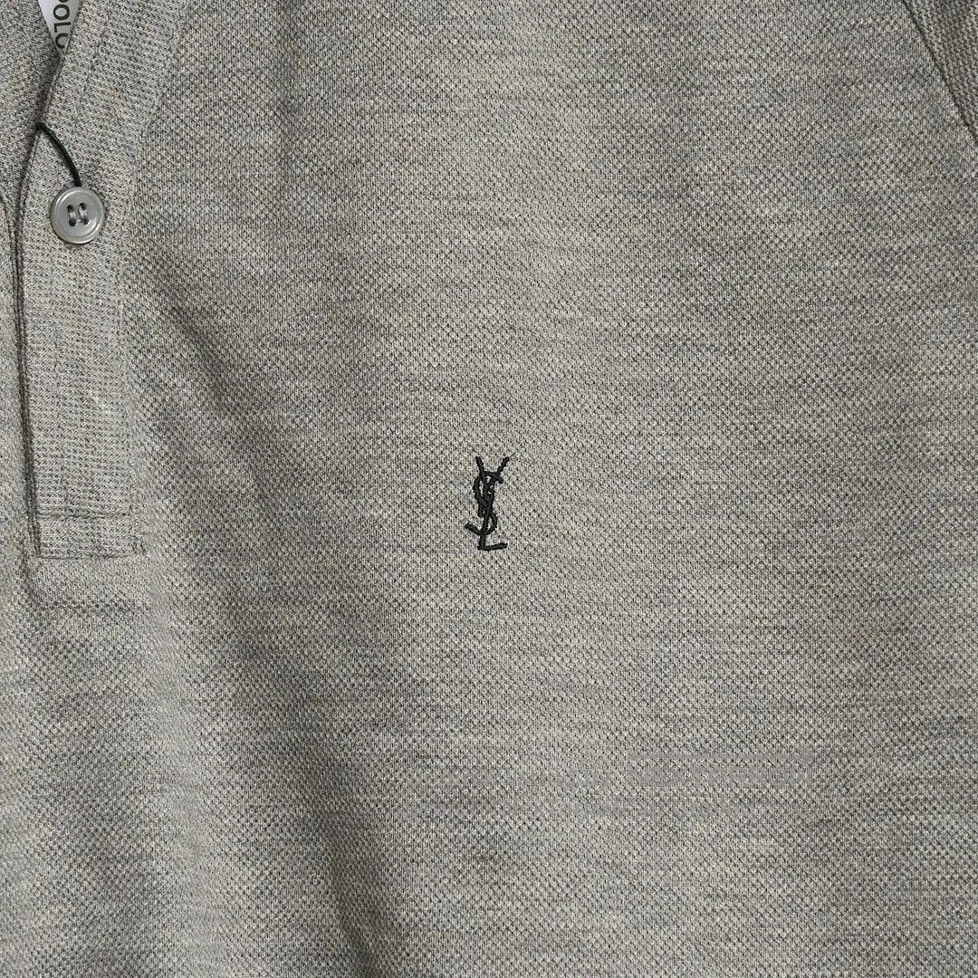 Saint Laurent Paris Saint Laurent Men's Logo Embroidered Polo. Size US M / EU 48-50 / 2 - 5 Thumbnail