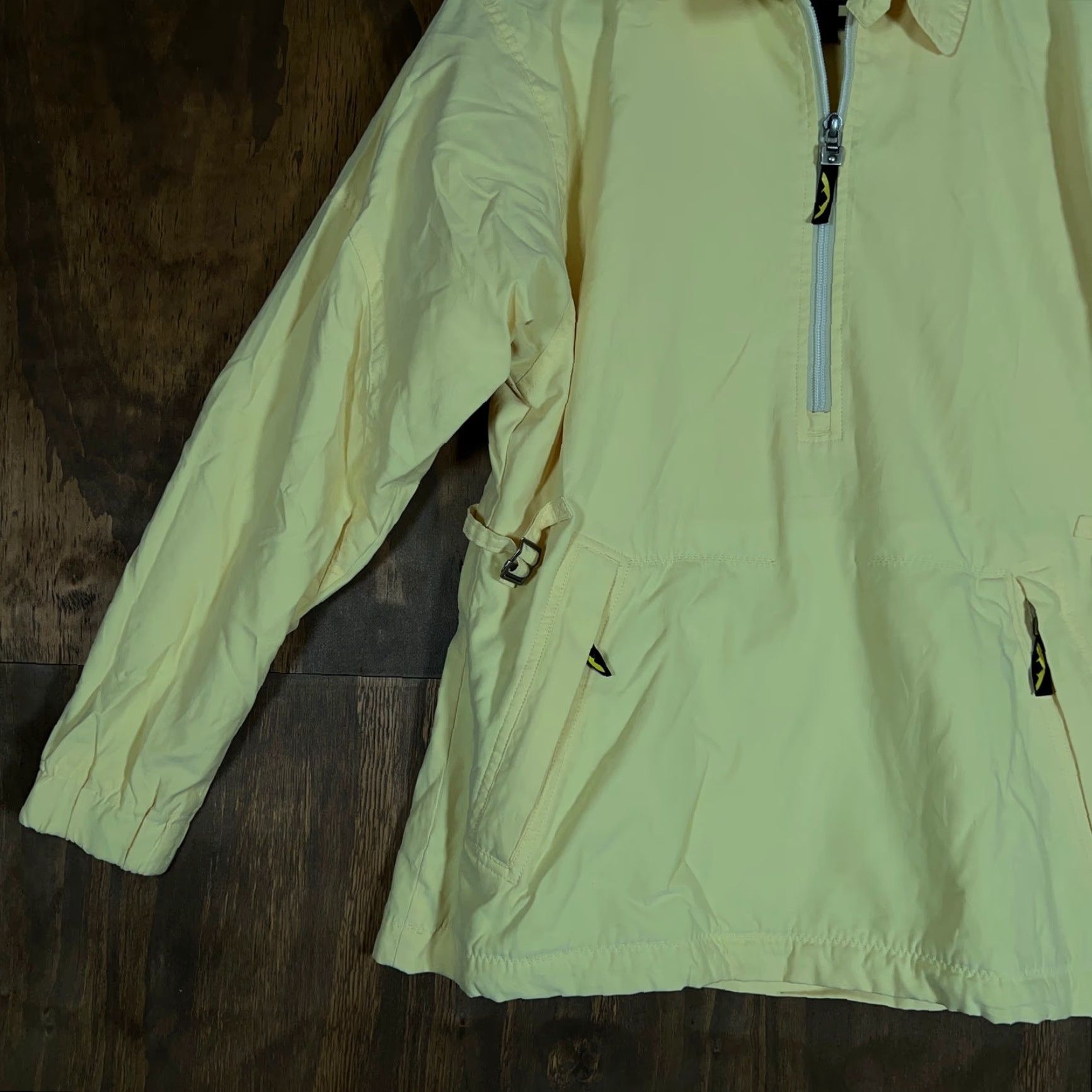 Vintage VINTAGE Sun Mountain Jacket Womens Yellow Pullover 1/4 Zip Nylon Blend Small Size S / US 4 / IT 40 - 3 Thumbnail