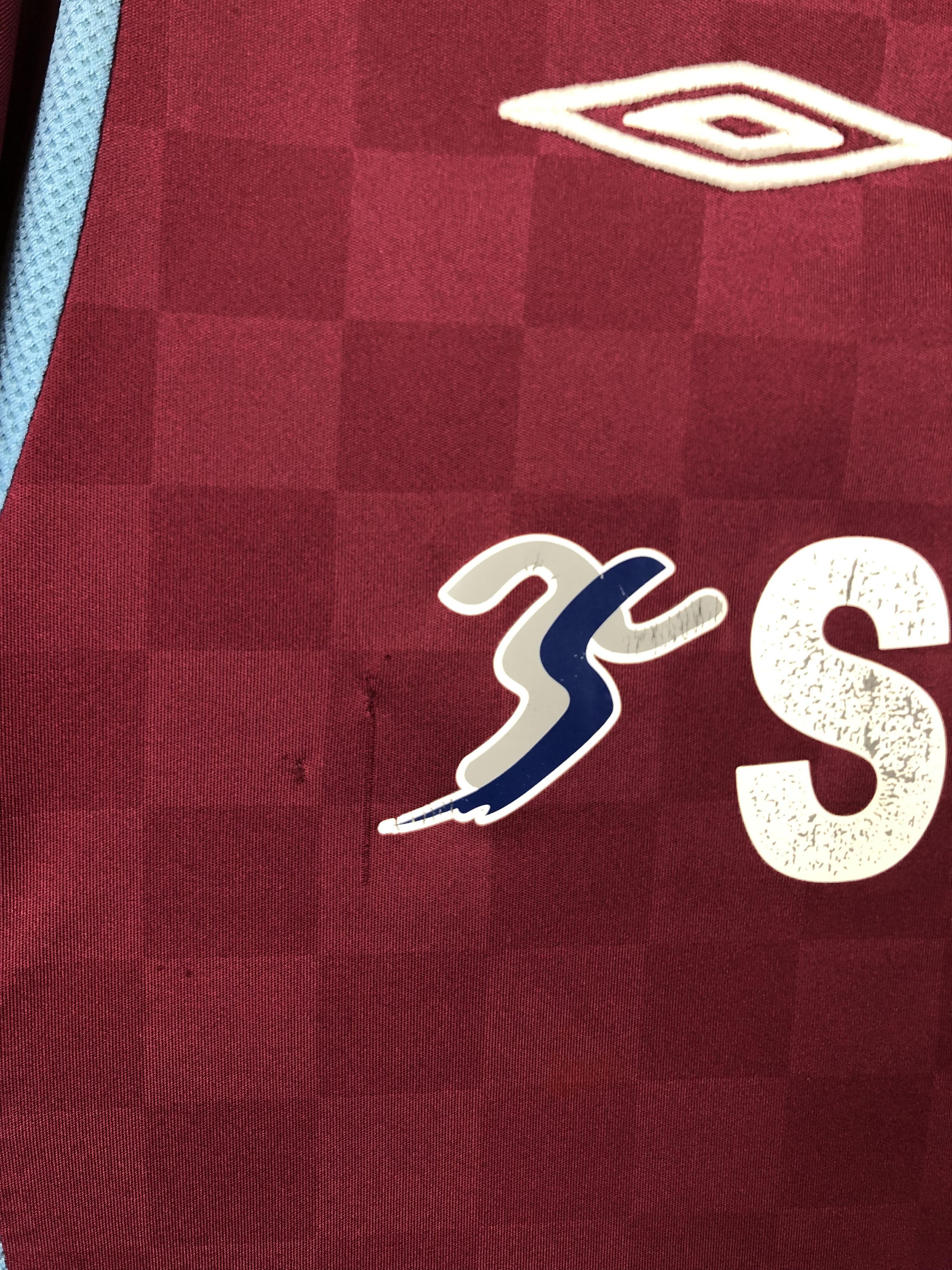 Umbro West Ham United Home football shirt 2009 Soccer Jersey Rare Size US M / EU 48-50 / 2 - 7 Thumbnail