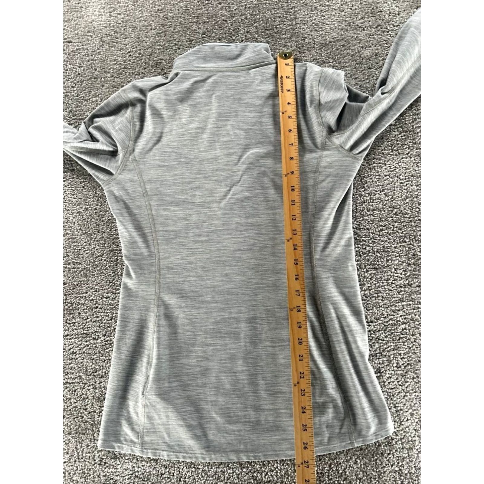 The North Face The North Face Sweater Womens Medium Gray Quarter Zip Size M / US 6-8 / IT 42-44 - 7 Thumbnail