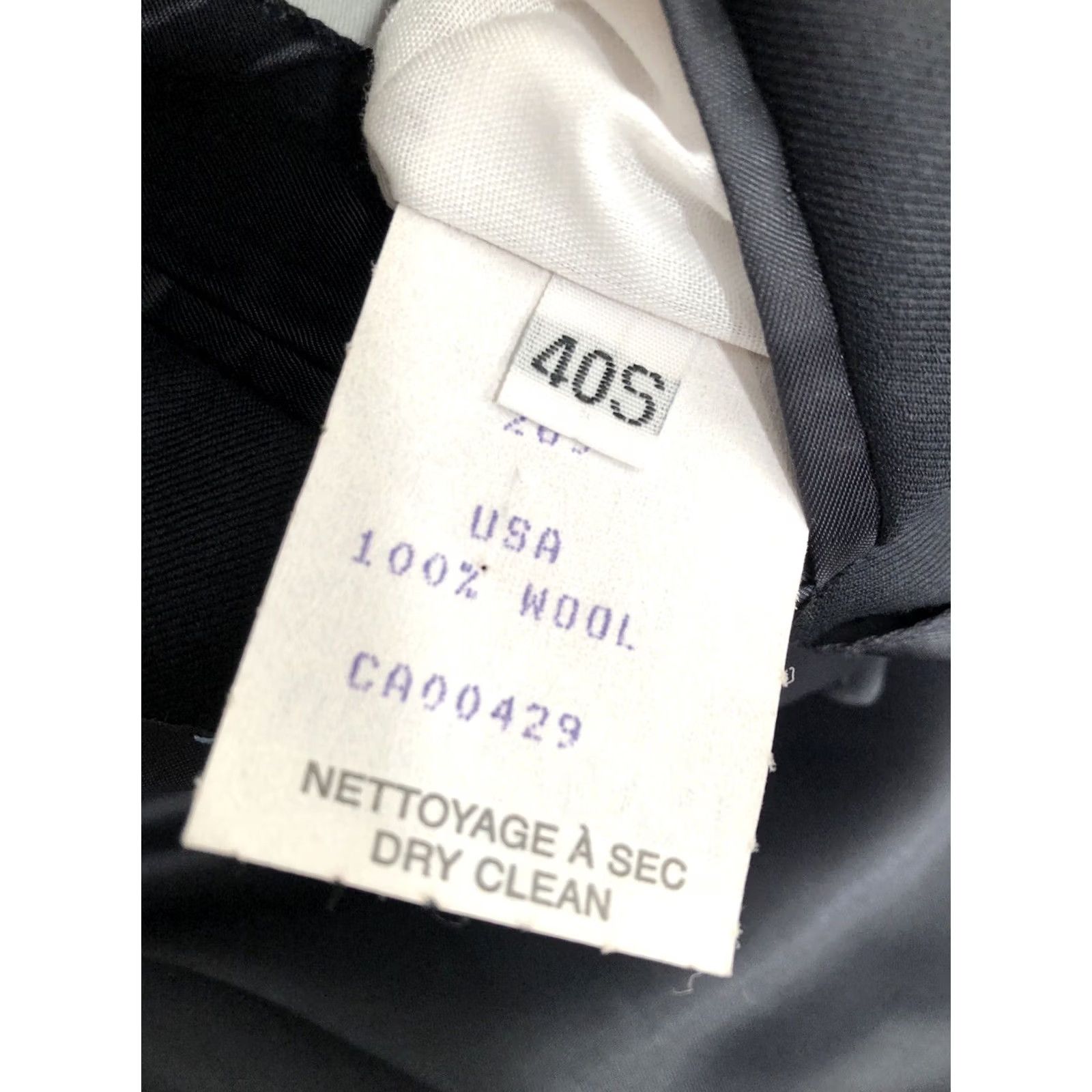 Peter Millar PETER MILLAR Blazer Mens 40S Wool Dark Blue 100% Wool Jacket Blazer B16 EXCELLENT Size 40R - 7 Thumbnail