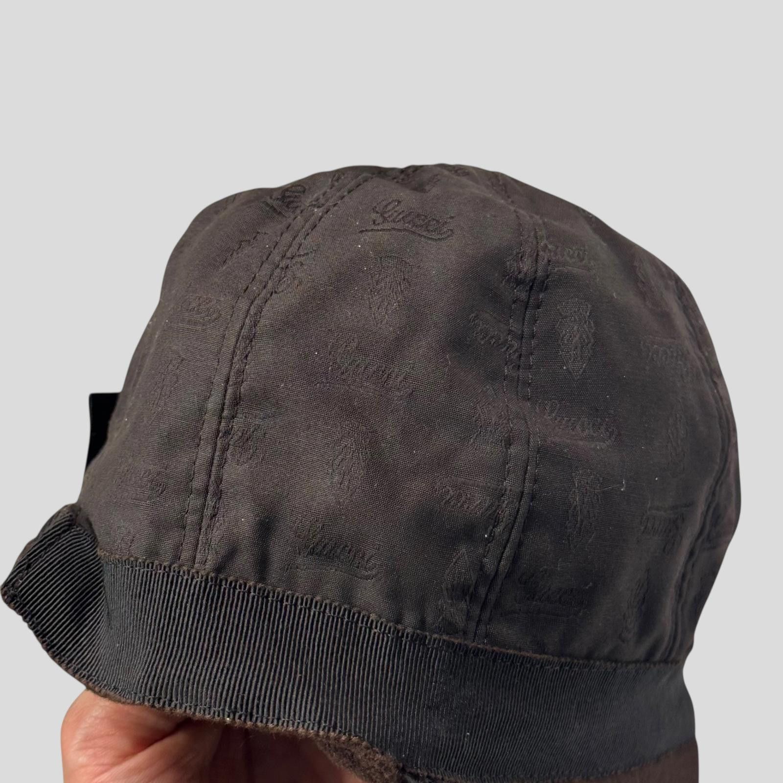 Gucci Gucci 00’s Cashmere Wool Leather Newsboy Jockey Hat - S/M Size ONE SIZE - 10 Thumbnail