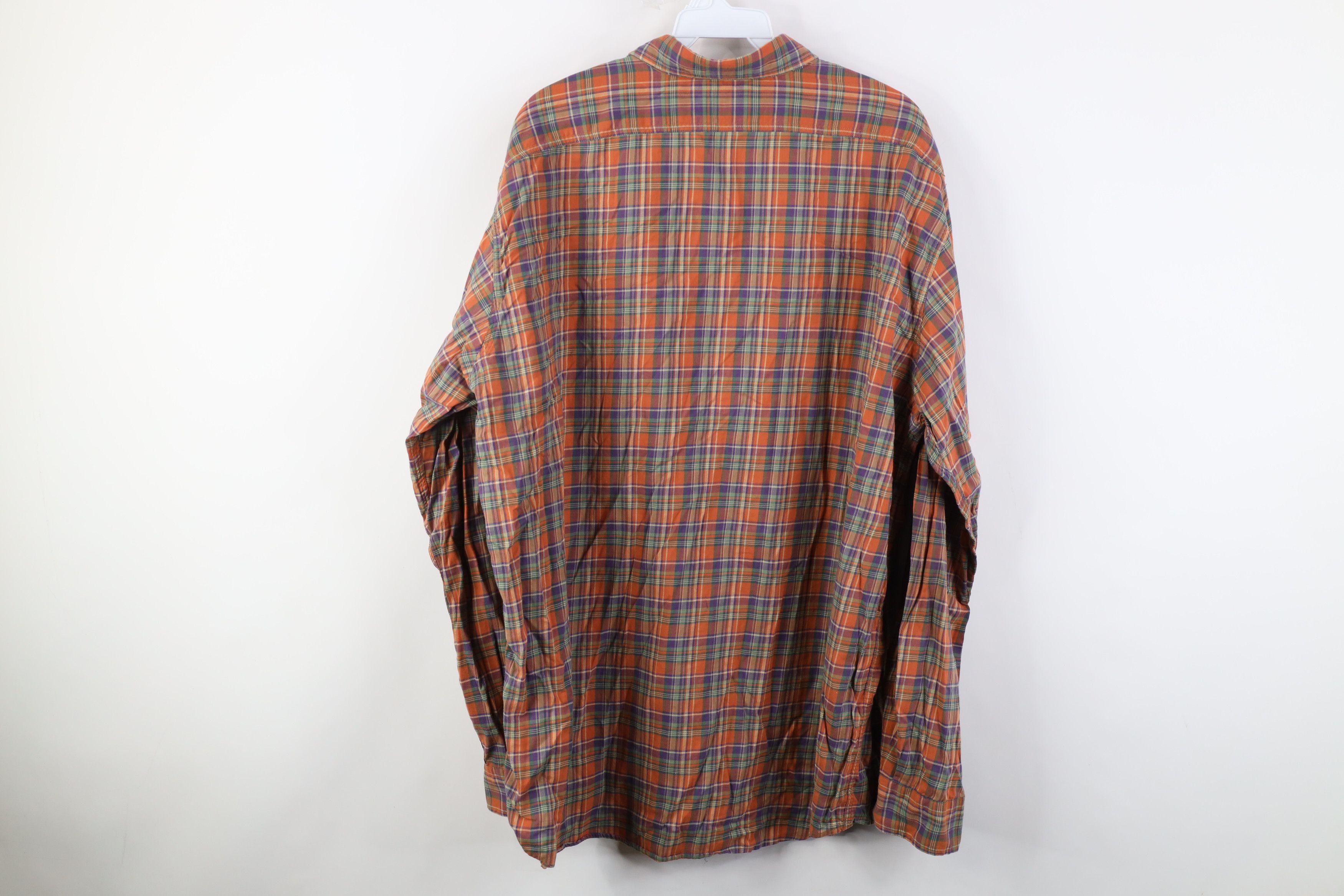 Ralph Lauren Vintage 90s Ralph Lauren Flannel Elbow Patch Button Shirt Size US XL / EU 56 / 4 - 11 Thumbnail
