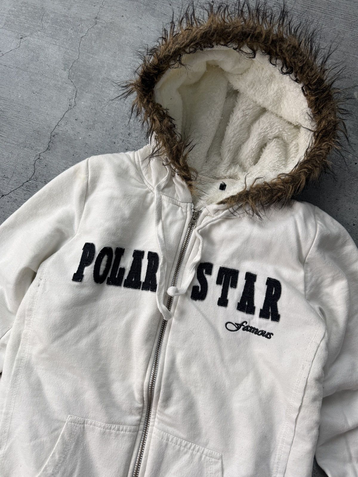 Le Grande Bleu (L.G.B.) Avant Garde Hysteric Glamour L.G.B. Fur Hood Zip Hoodie Size US S / EU 44-46 / 1 - 3 Thumbnail