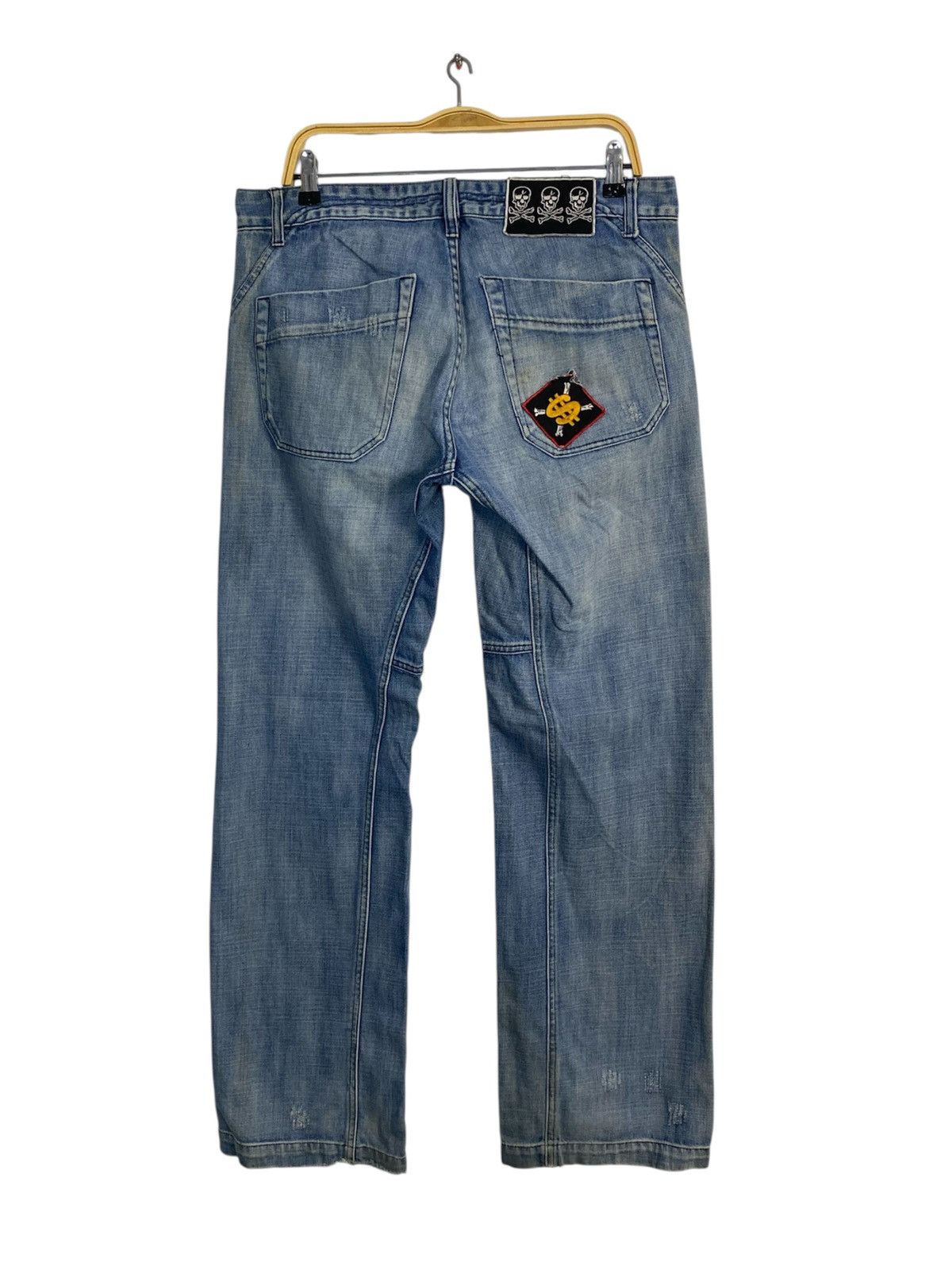 Dsquared2 Dsquared2 Distressed Indigo Denim Jeans Straight Cut Size 34 Size US 34 / EU 50 - 1 Thumbnail