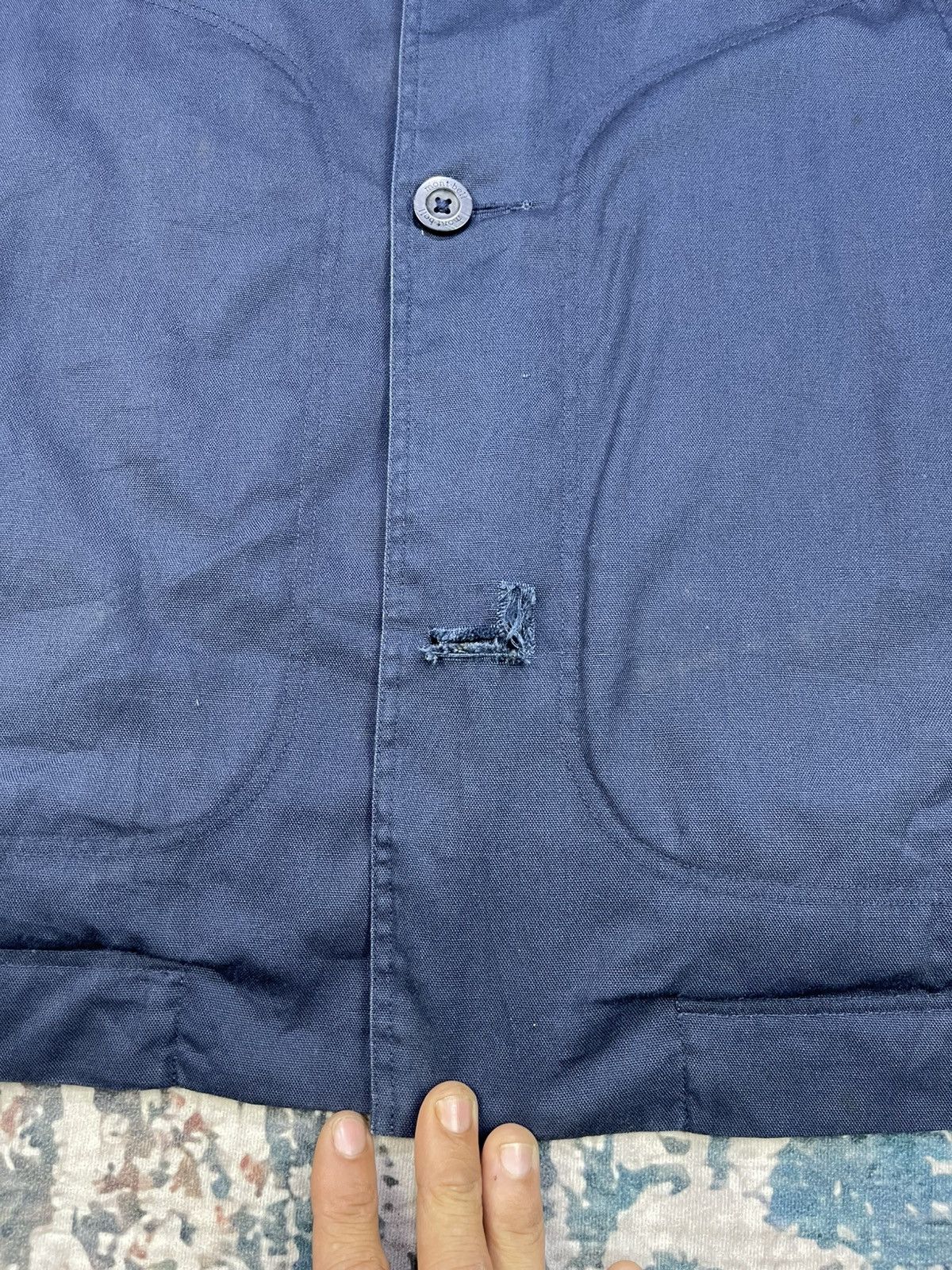 Montbell Mont-Bell Navy Country Down Jacket Size US L / EU 52-54 / 3 - 16 Thumbnail