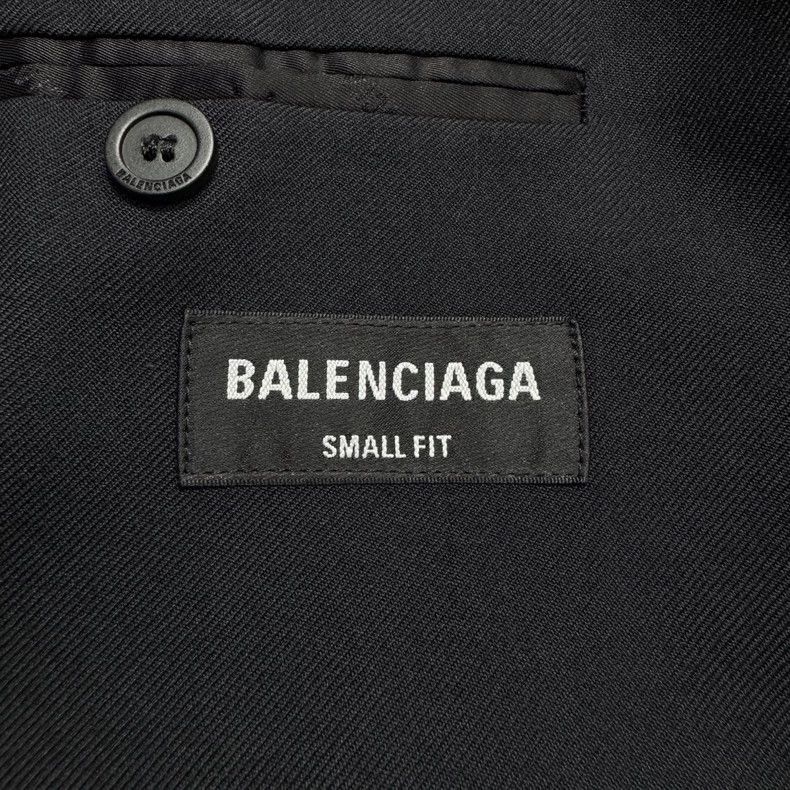Balenciaga Balenciaga black Mastercard suit jacket-2506 Size US L / EU 52-54 / 3 - 2 Thumbnail