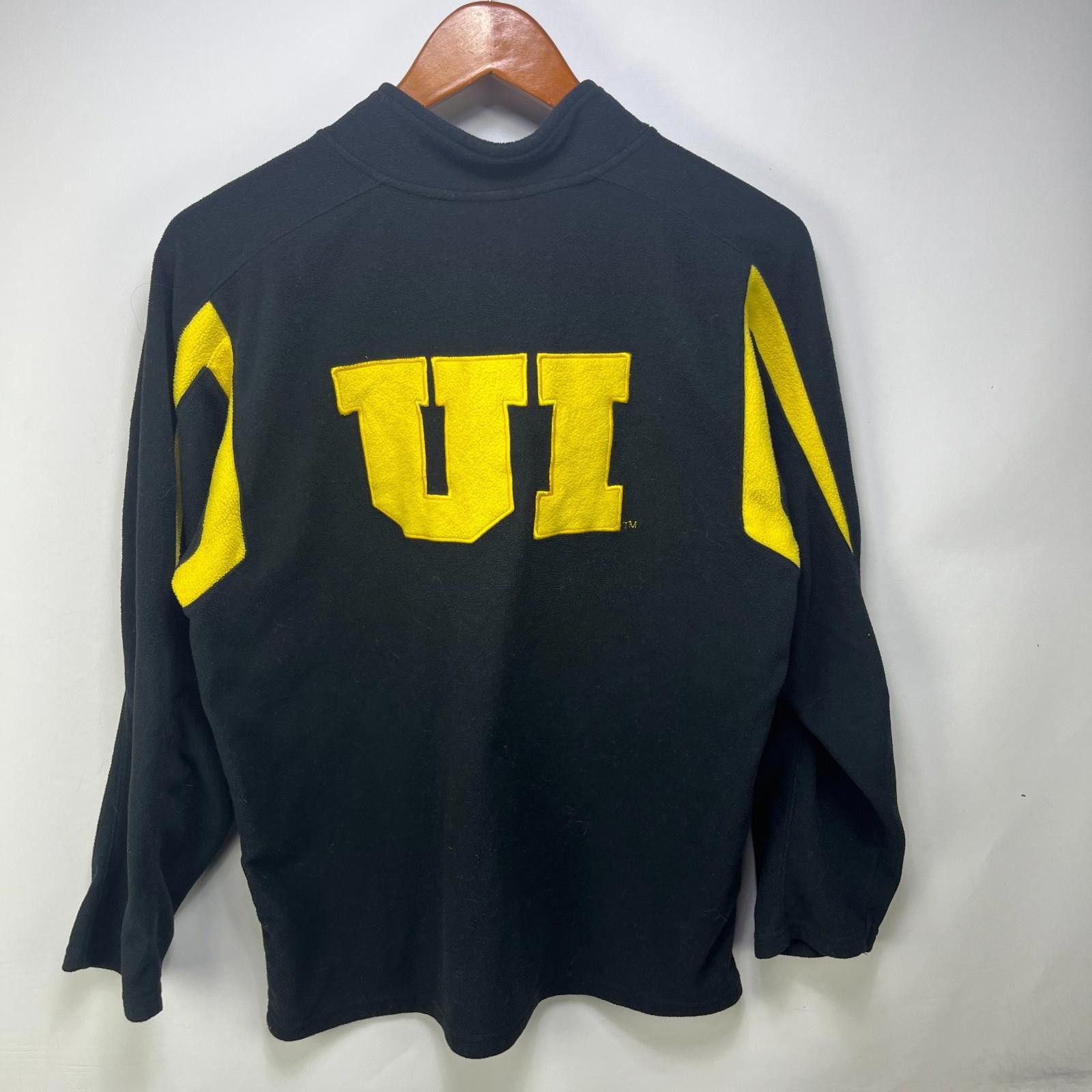 Nike Vintage Nike Iowa Hawkeyes Quarter Zip Sweater Womens Large Size ONE SIZE - 7 Thumbnail
