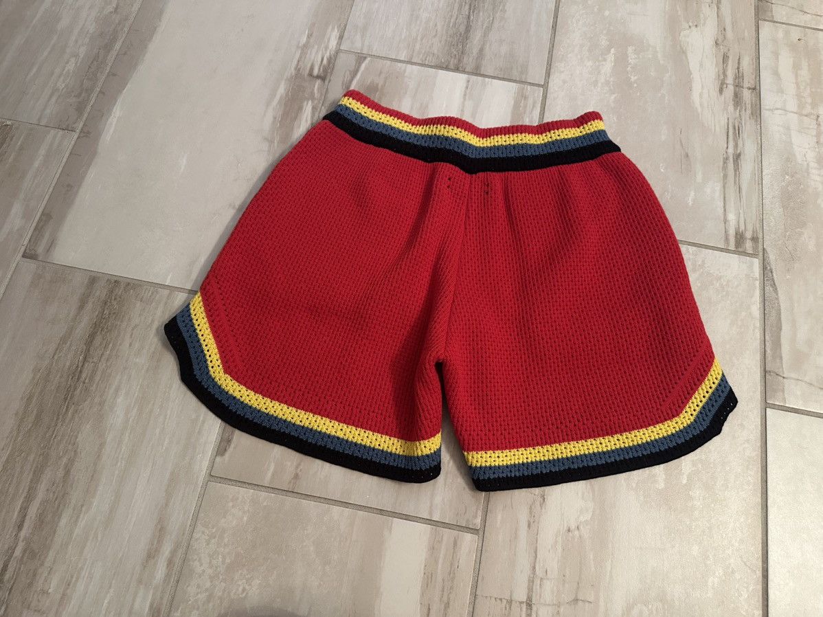 Amiri Amiri men’s red crochet basketball shorts Size US 30 / EU 46 - 8 Thumbnail