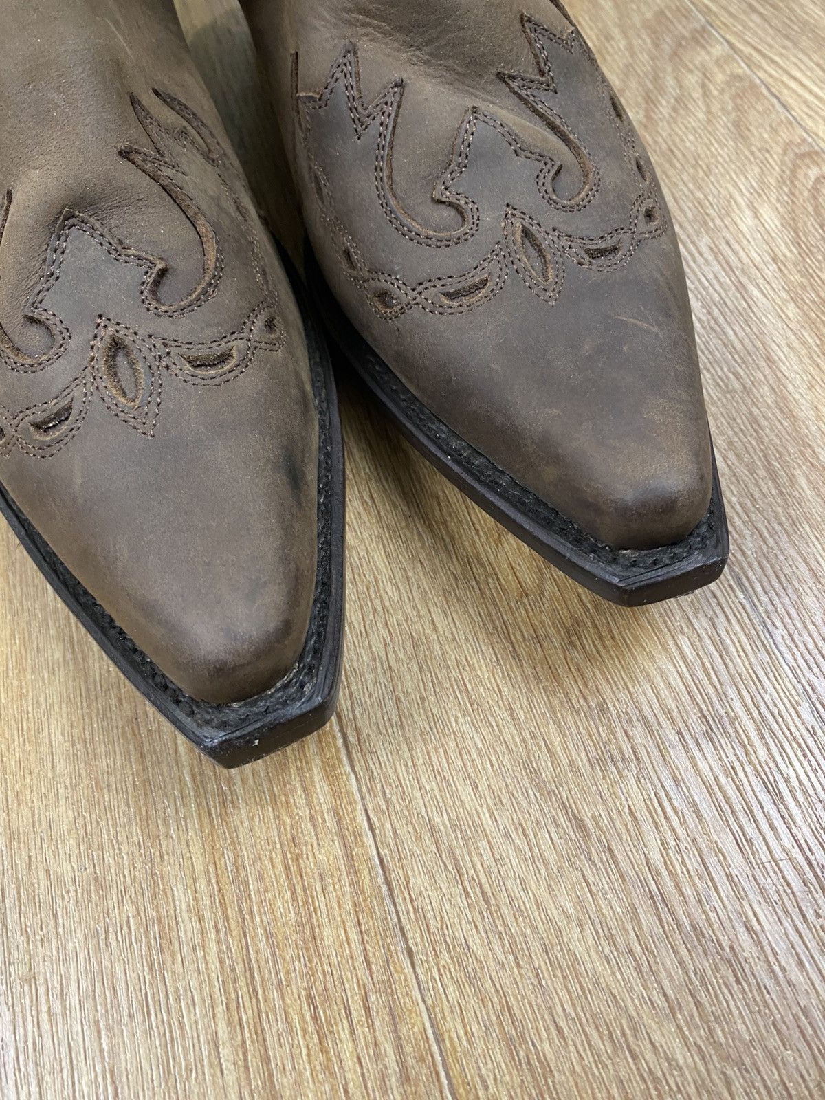 Cowboy Equipment × Stars & Stripes × Vintage Stars & Stripes Cowboy Leather Boots WB-37 Size: 41 Size US 8 / EU 41 - 8 Thumbnail