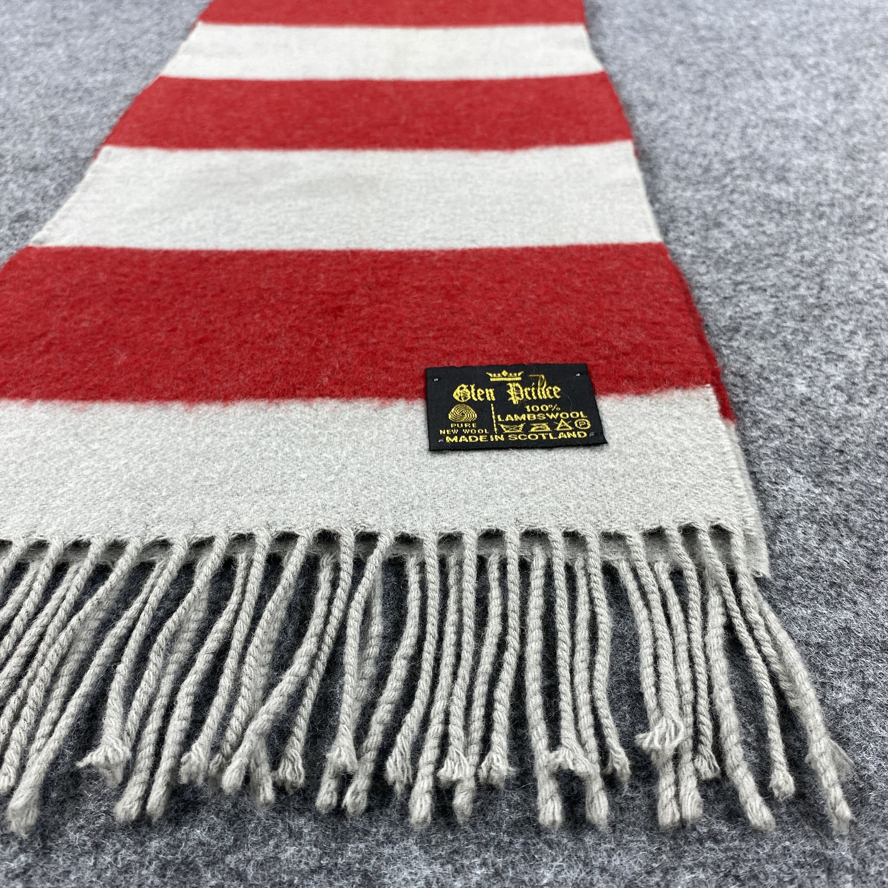Vintage Glen Prince Scarf # Muffler # Neckwear # D689 Size ONE SIZE - 11 Thumbnail