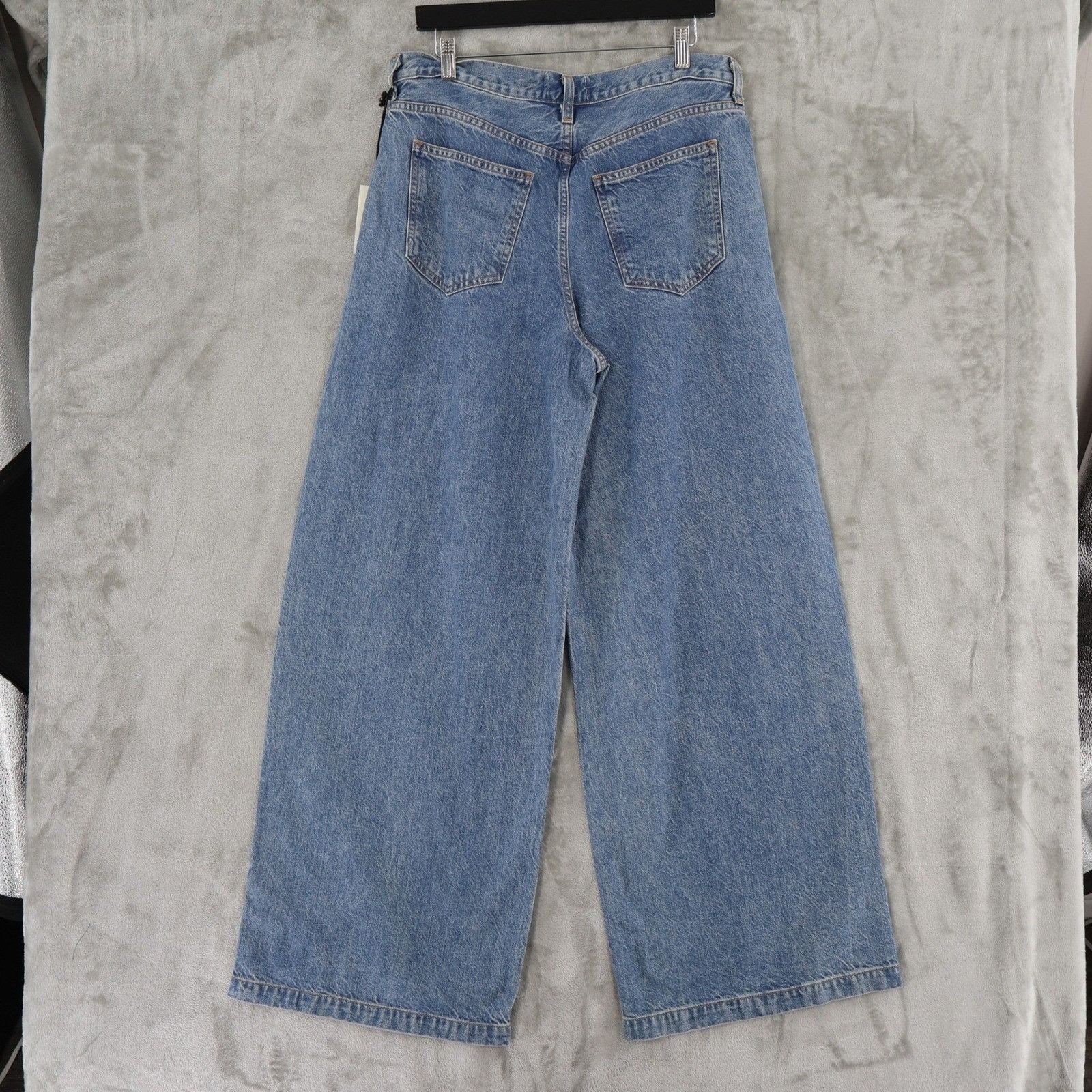 Agolde AGOLDE Ellis Trouser Wide Leg Pleated Jeans Womens 28 NWT Size 28" / US 6 / IT 42 - 9 Thumbnail
