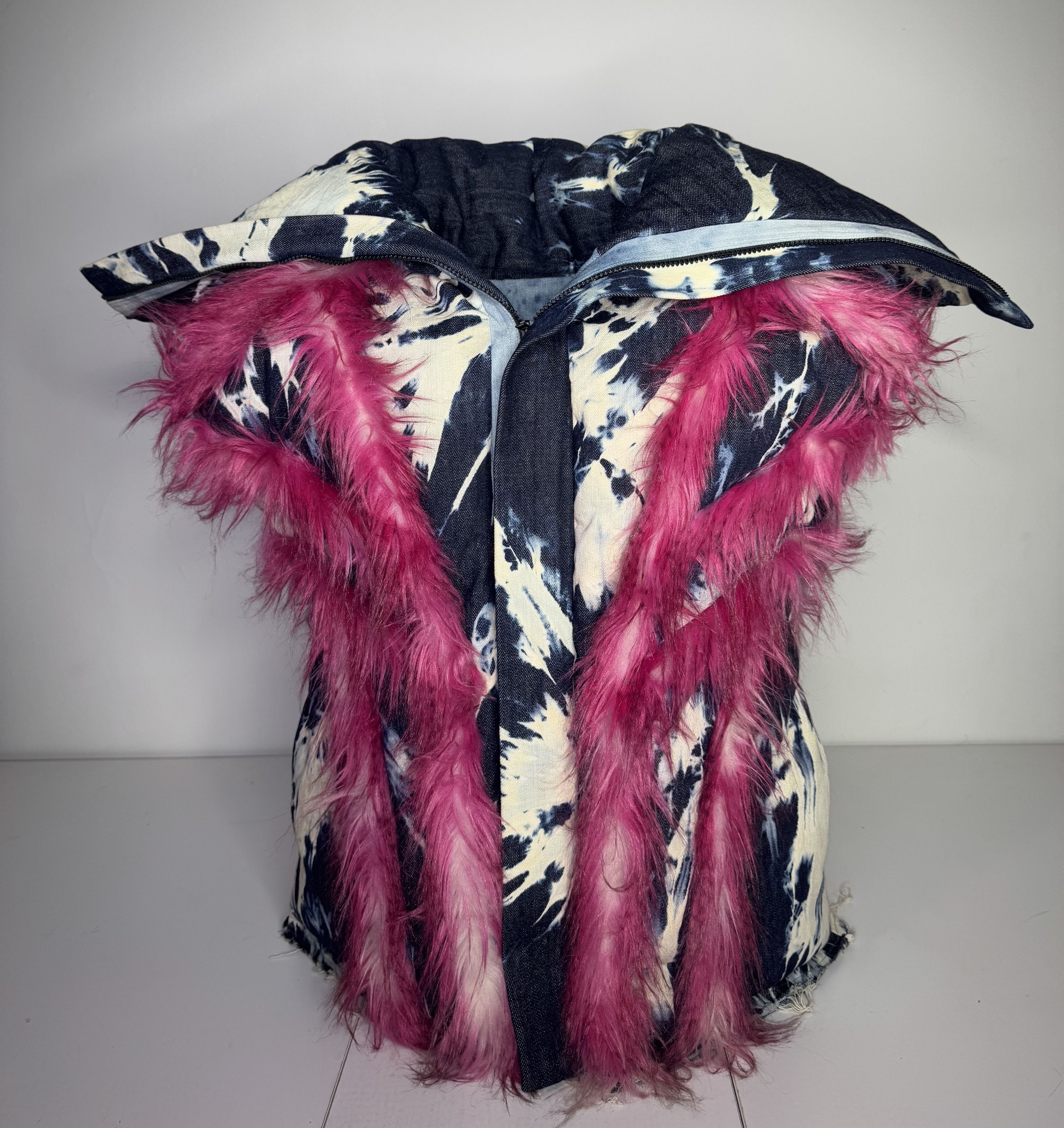 Other BNGLD | Furry Denim Puffer Vest [AW22] Size US L / EU 52-54 / 3 - 2 Thumbnail