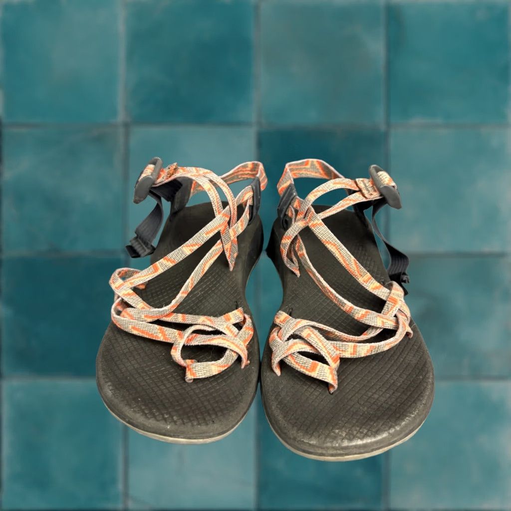 Chaco Chaco Z Cloud Sandals Women’s 9 Strappy Toe Orange Gray Hiking JCH108010 Size US 9 / IT 39 - 1 Thumbnail