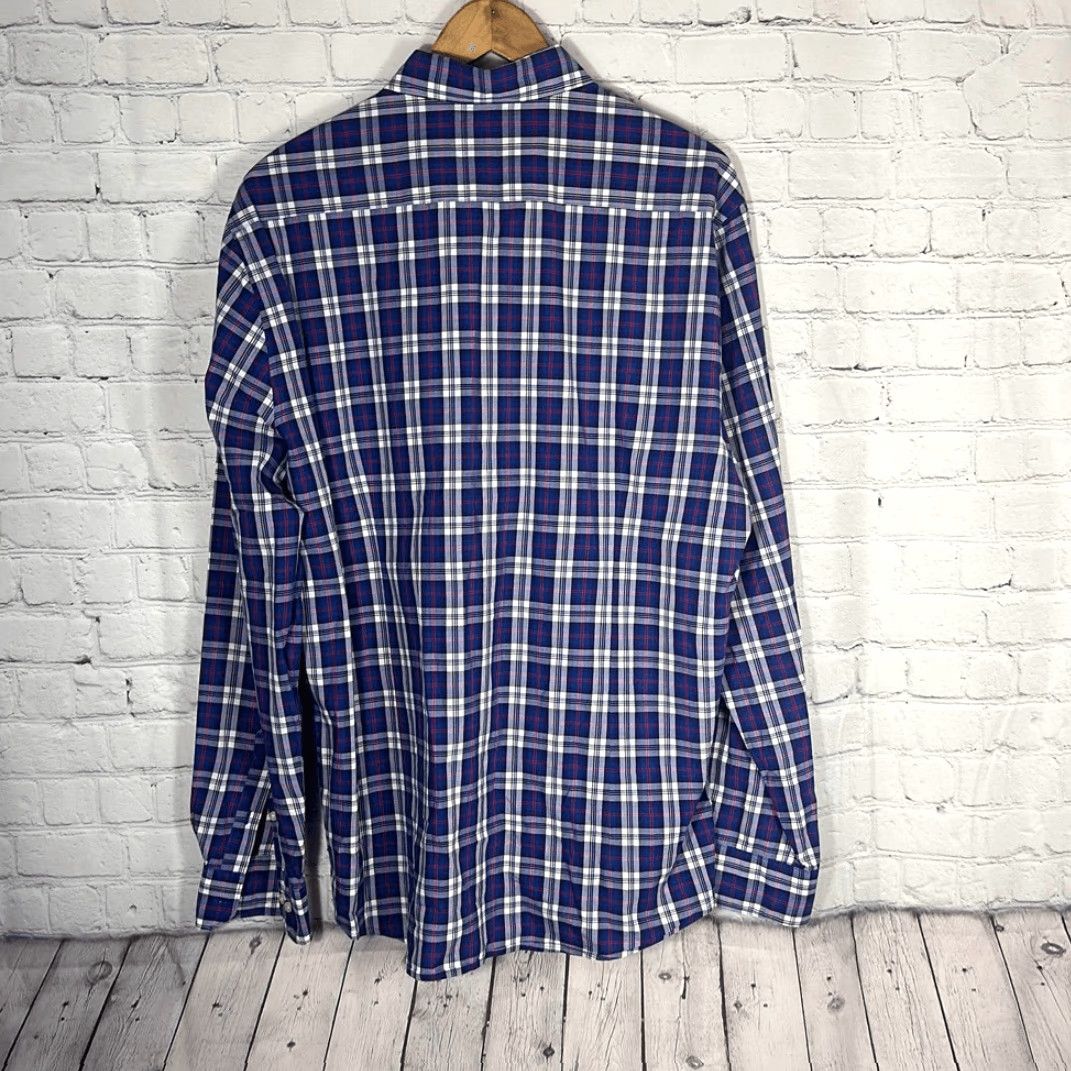 Barbour Barbour Button-Down Shirt Tailored Fit Blue Red Gingham Plaid XL Multicolor Men AW19/TRB Size US XL / EU 56 / 4 - 4 Thumbnail