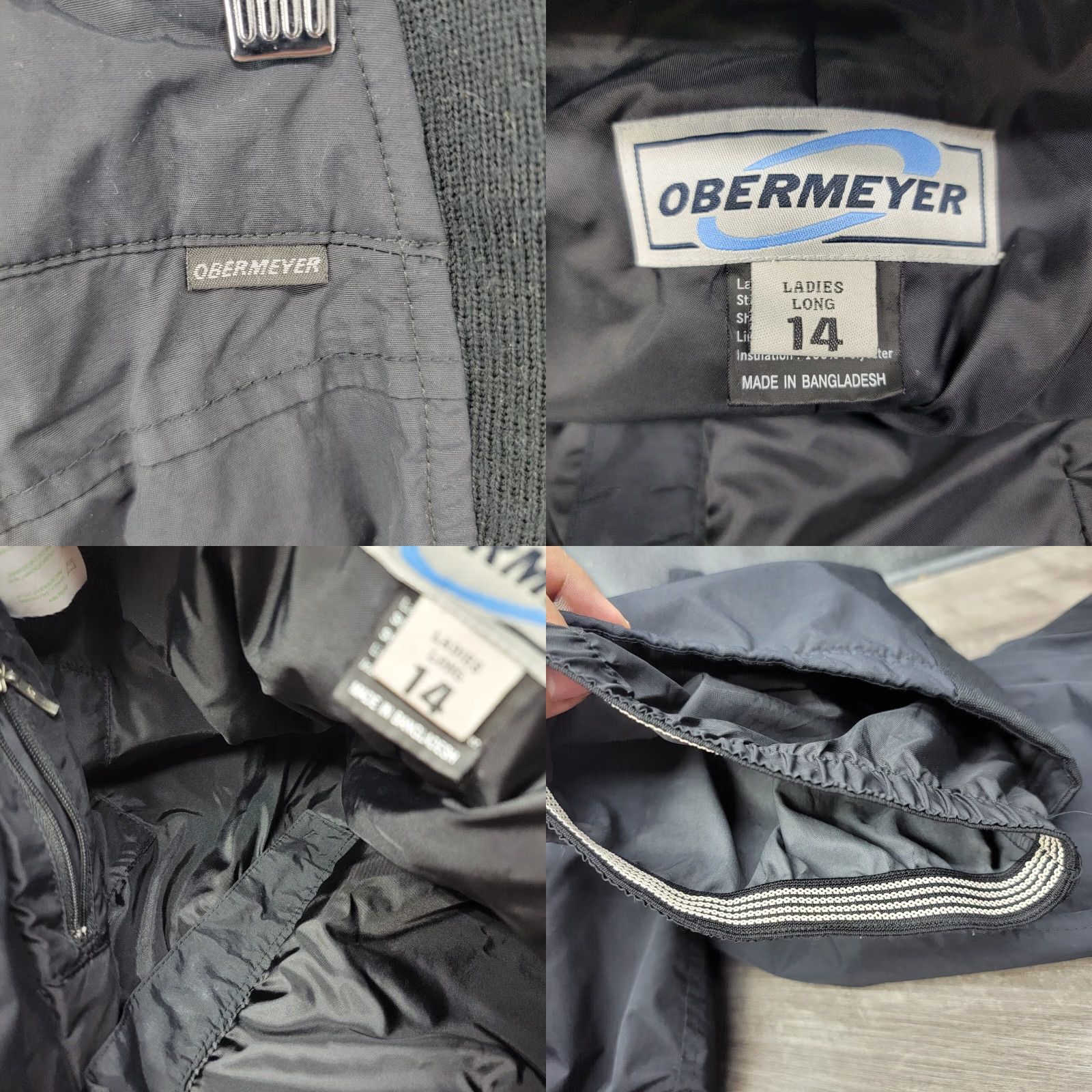 Obermeyer Obermeyer Snow pants Women's 14 Black 40 x 30 Snow Pants Ski Gear Size 36" / US 14 / IT 50 - 9 Thumbnail