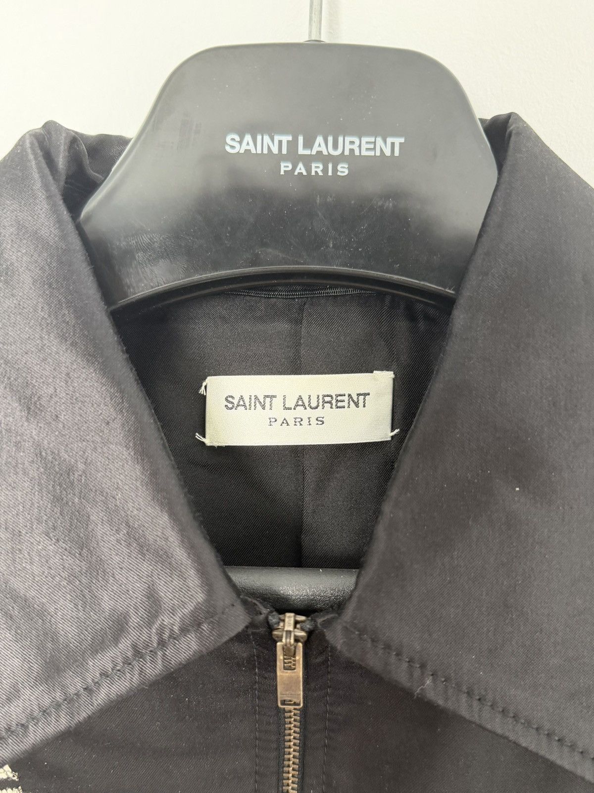 Hedi Slimane × Saint Laurent Paris 16FW Silk Music Note Jacket Size US XL / EU 56 / 4 - 2 Thumbnail