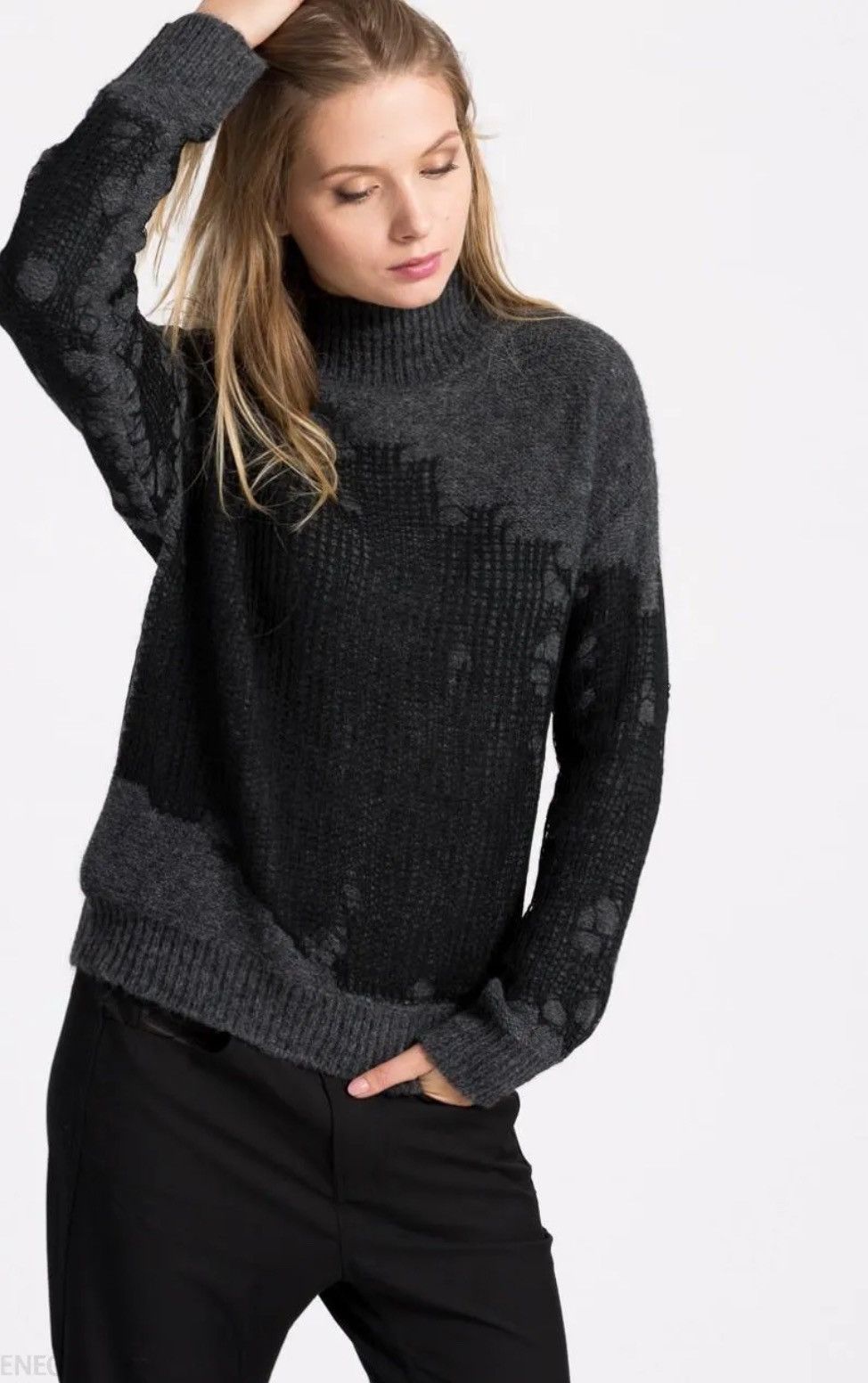 Diesel Rare Diesel Spiderweb Destroyed M-Plagae Pullover Sweater Size S / US 4 / IT 40 - 1 Thumbnail